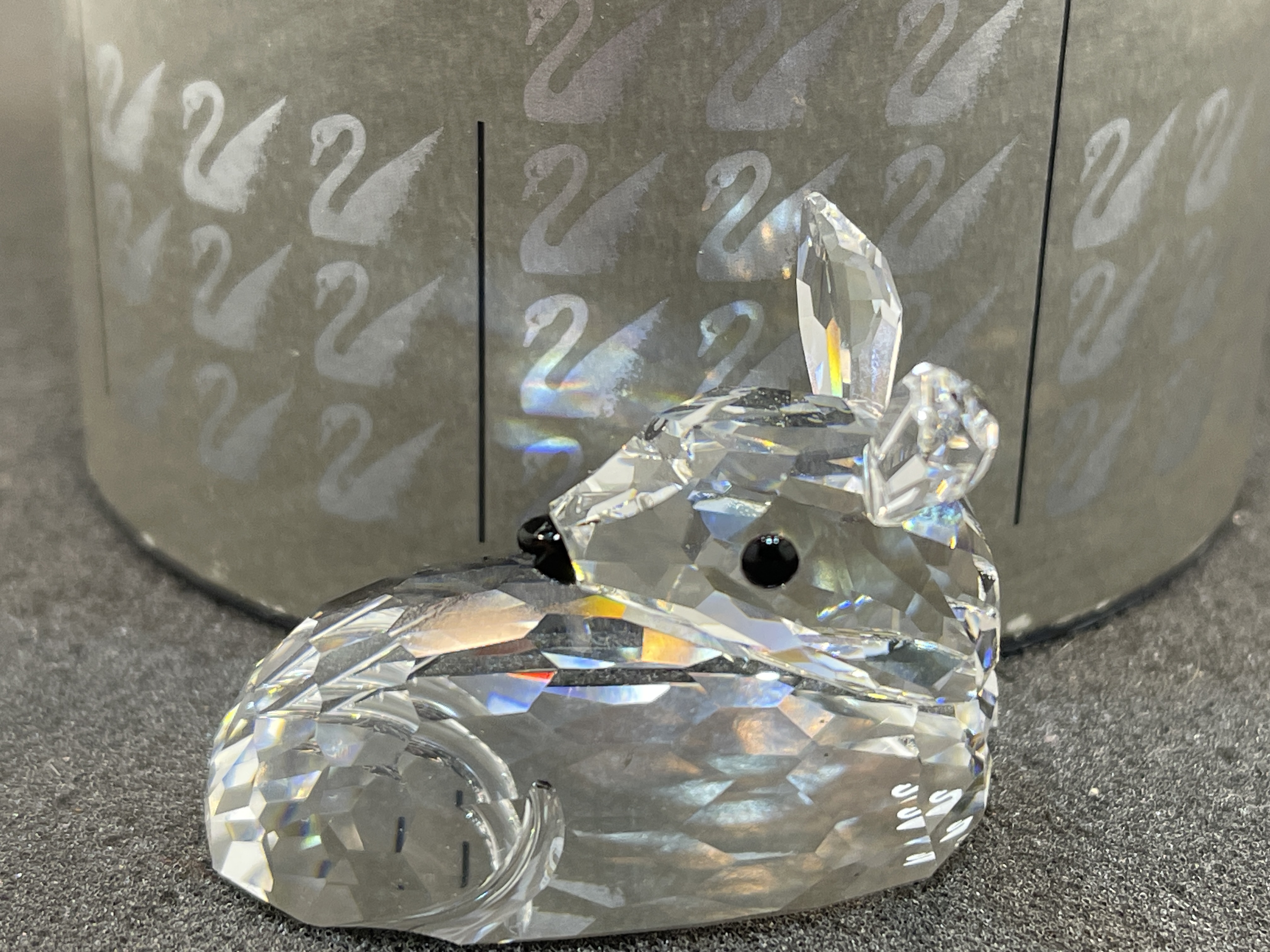 Swarovski Figur Kristall 183271 Rehkitz liegend 4 cm. Ovp & Zertifikat - Top Zustand 