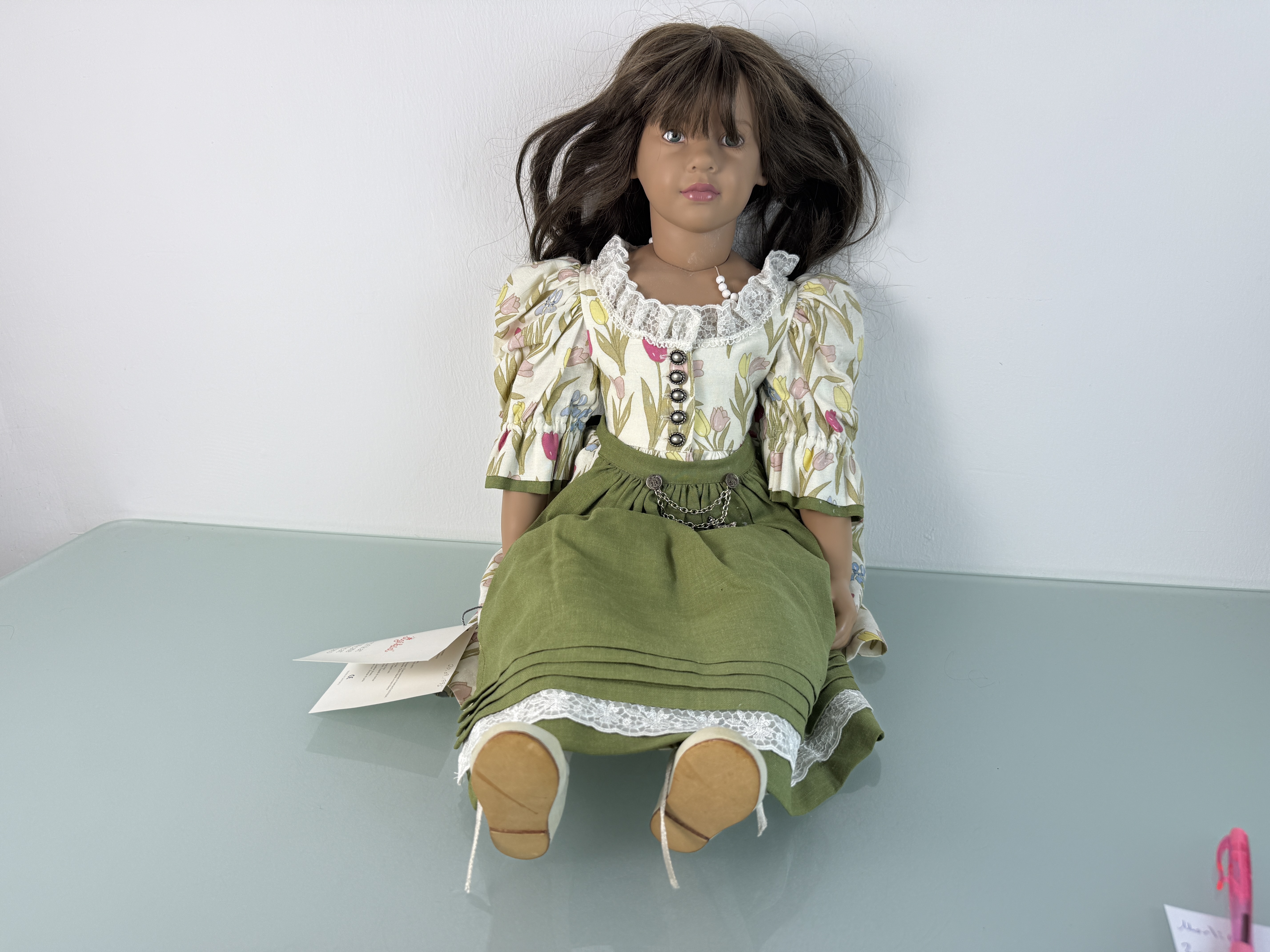 Sigikid Ilse Wippler Vinyl Künstlerpuppe Puppe 68 cm. Top Zustand   
