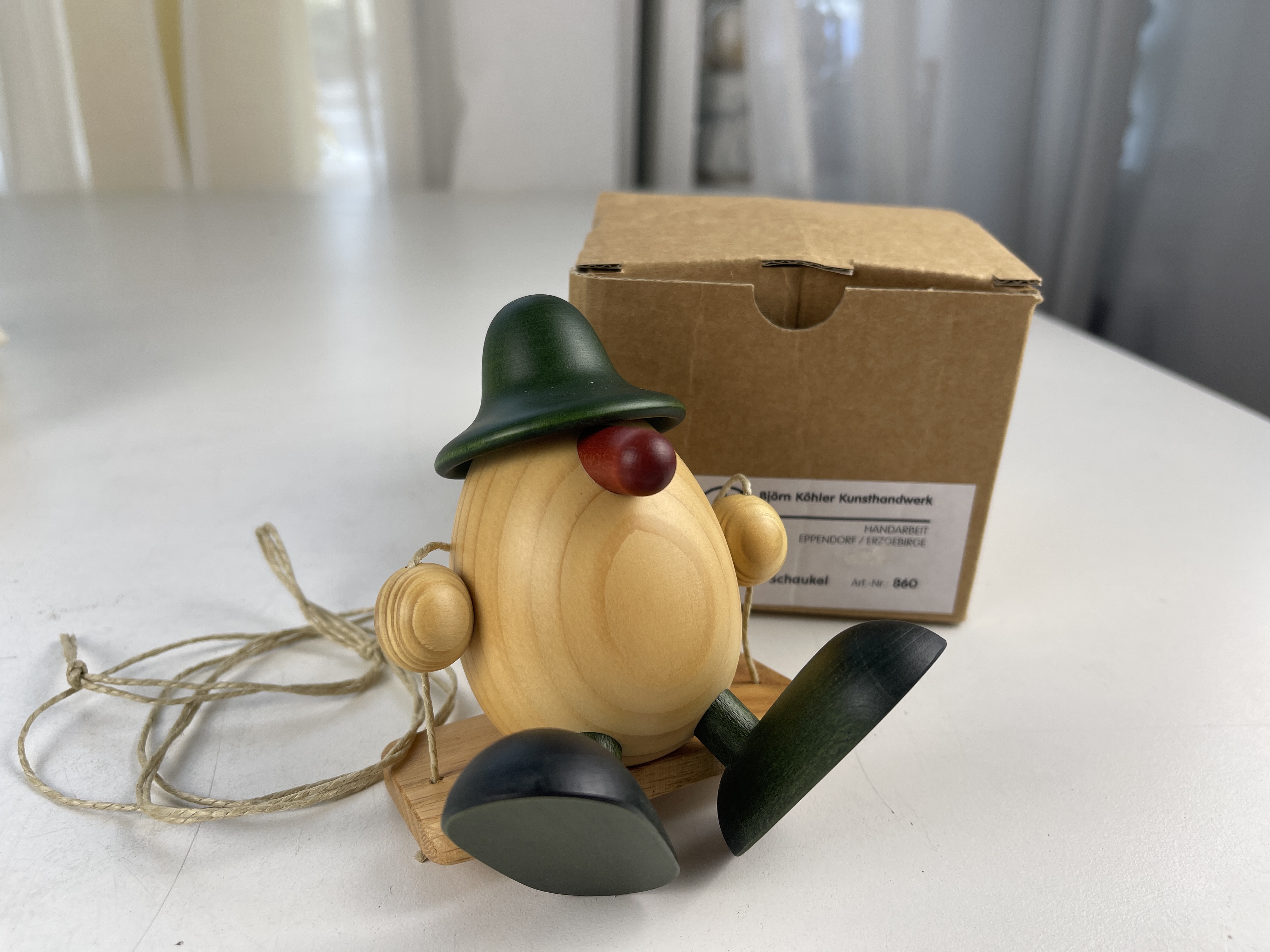 Erzgebirge Figur Köhler 11 cm + OVP Top Zustand    