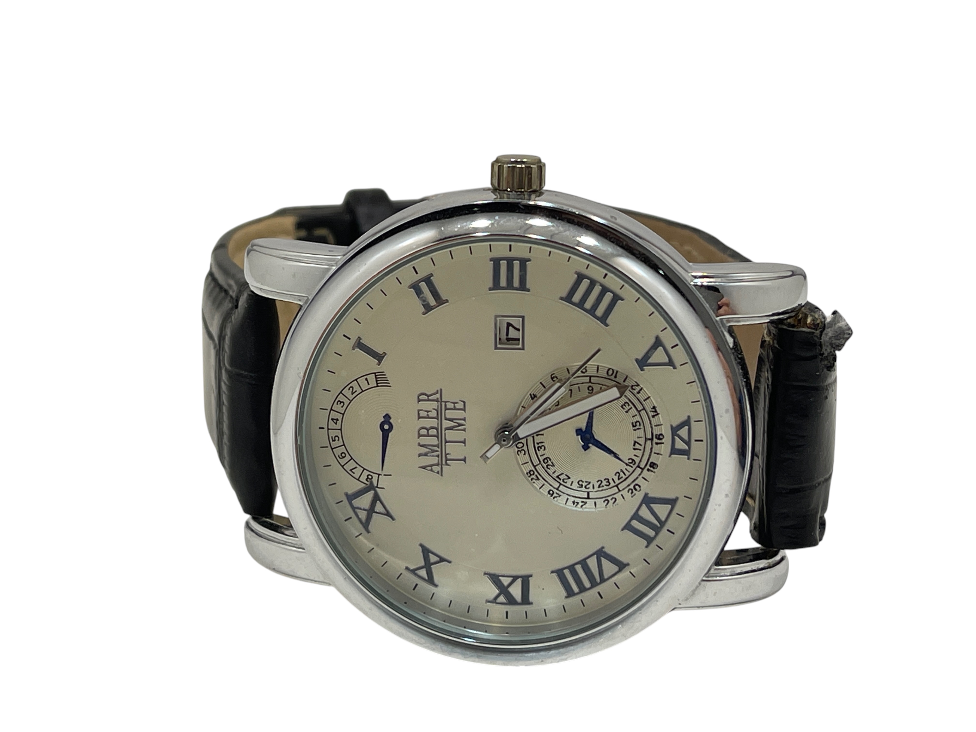 Amber Time Herren Armbanduhr Quarz - Zustand siehe Fotos 