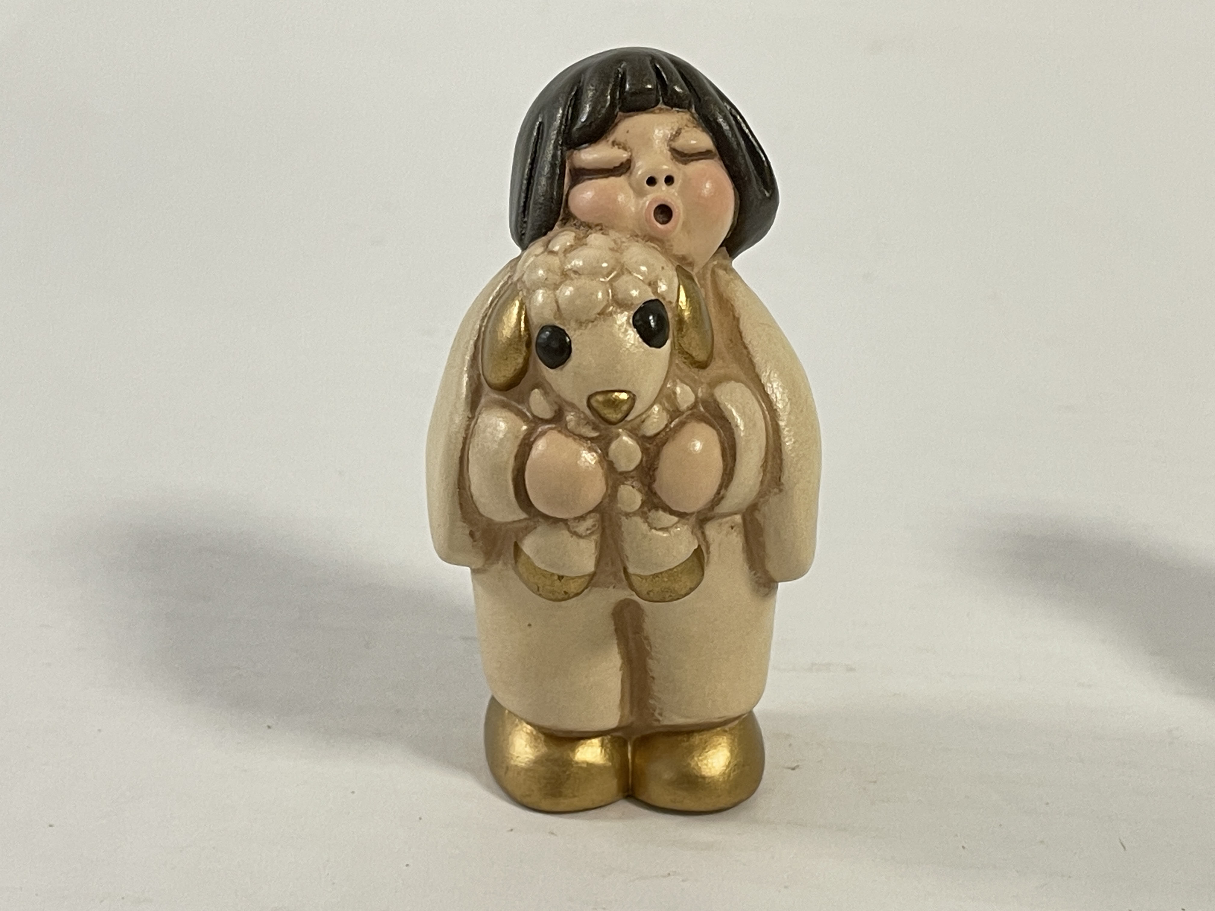 Thun Bozner Krippenfigur Keramik 9 cm. Top Zustand  
