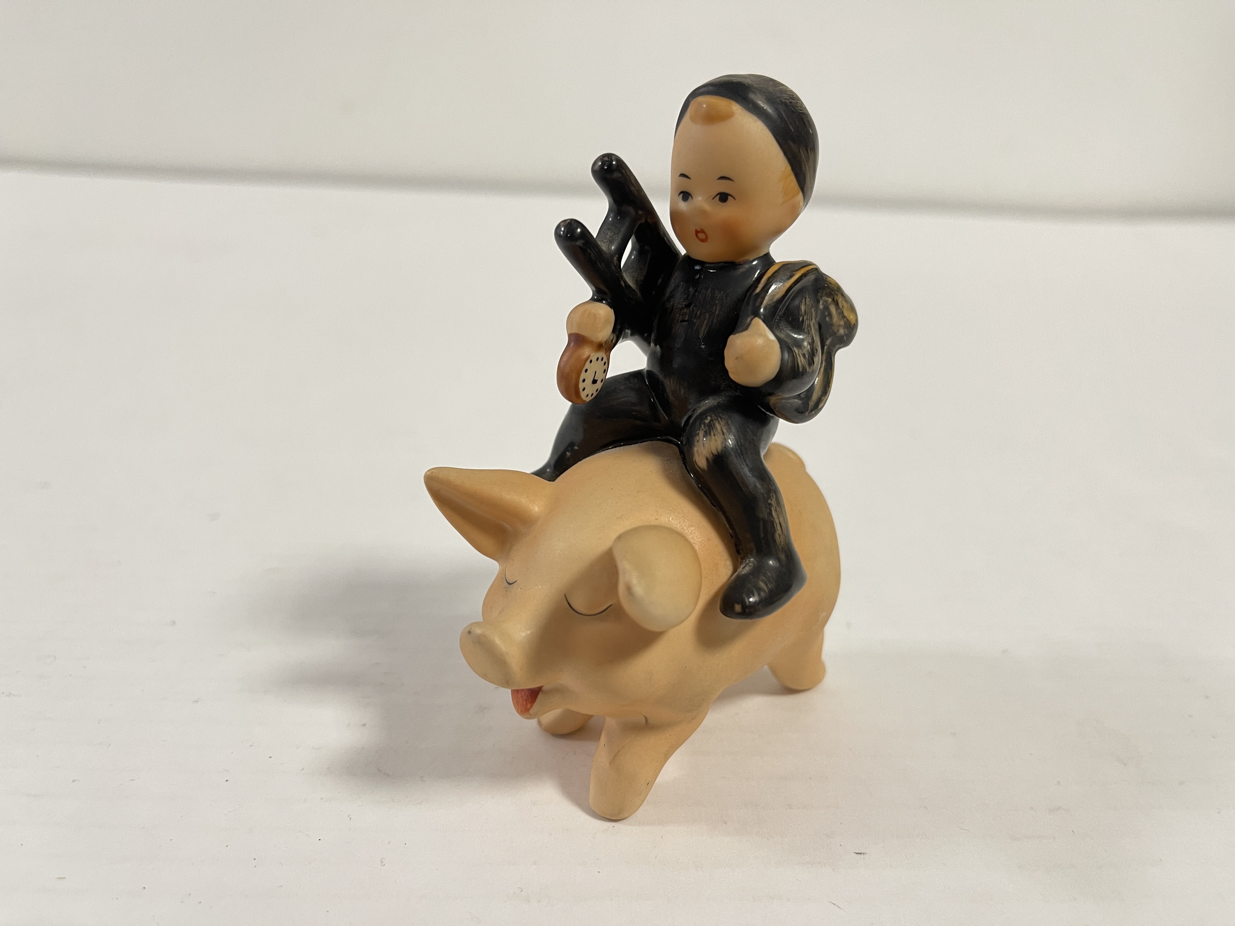  Goebel Figur Kaminfeger  auf Schwein 11 cm. 1 Wahl. Top Zustand.  