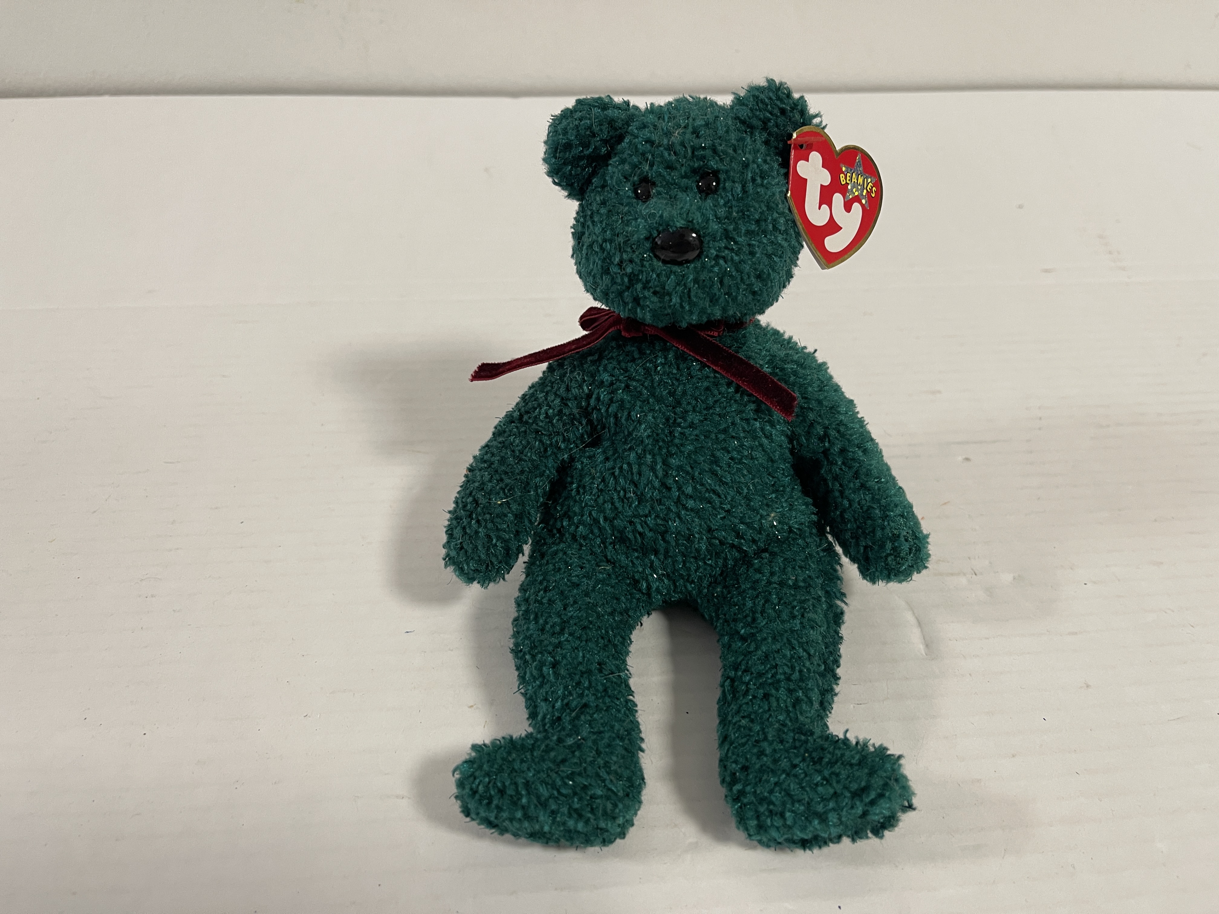 Sammler Stofftier Beanie Babies - Teddybär - 20 cm. Top Zustand 
