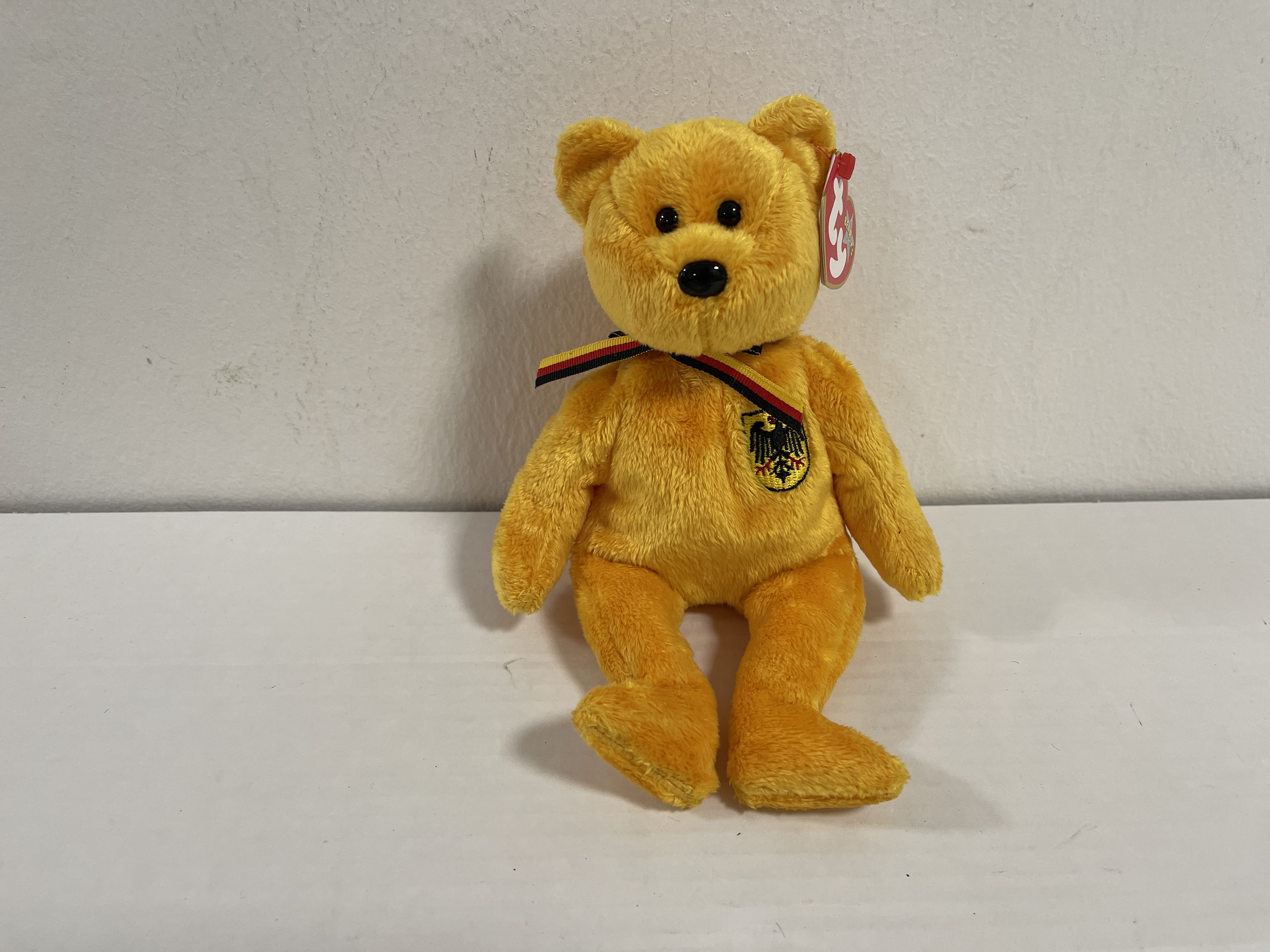 Sammler Stofftier Beanie Babies - Teddybär - 20 cm. Top Zustand 