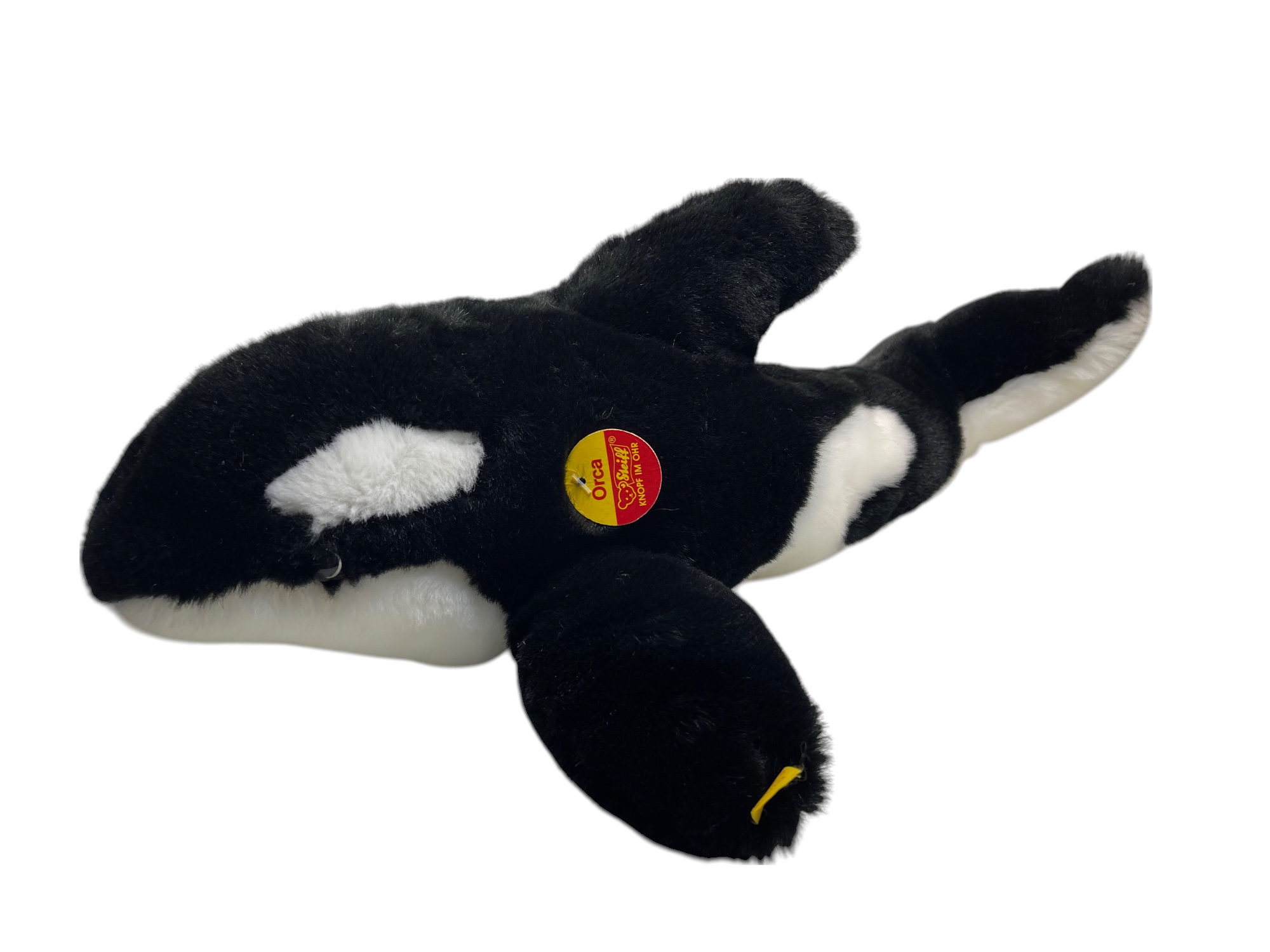 Steiff Tier 063275 Orca Wal 38 cm. Top Zustand  