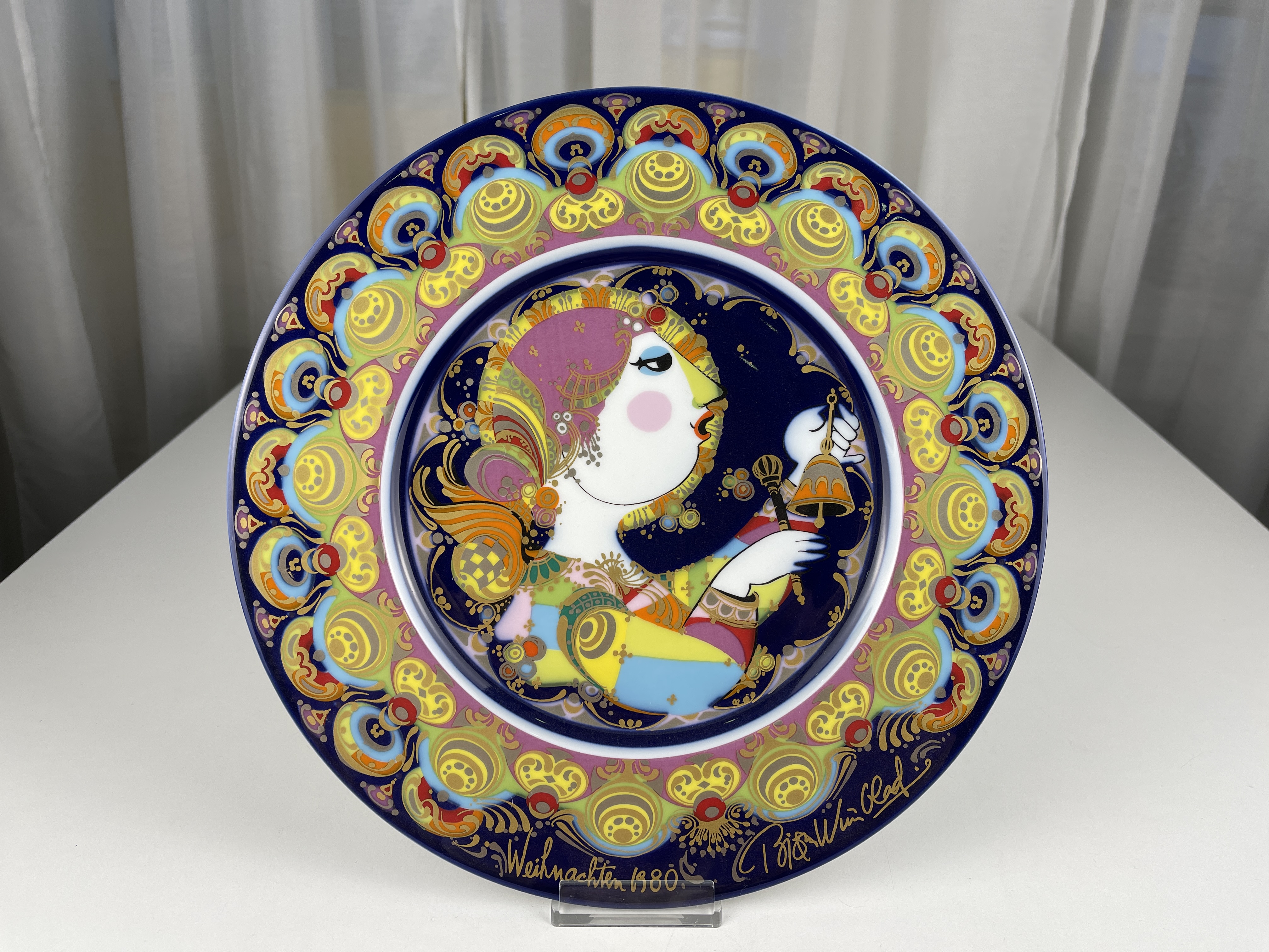 Rosenthal Porzellan Weihnachtsteller 29 cm. Top Zustand  