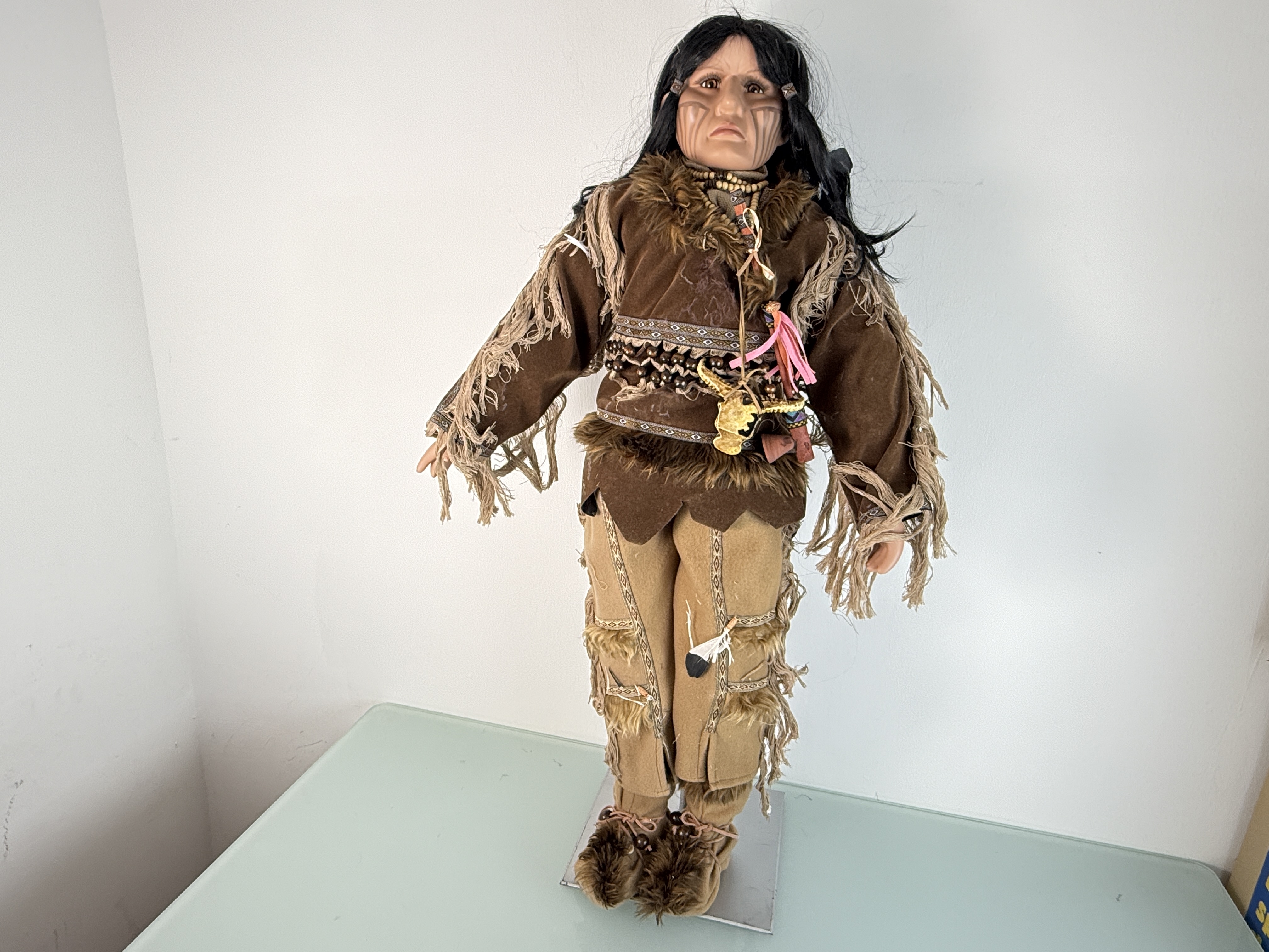 Künstlerpuppe Sammler Porzellan Puppe 94 cm. Top Zustand. 