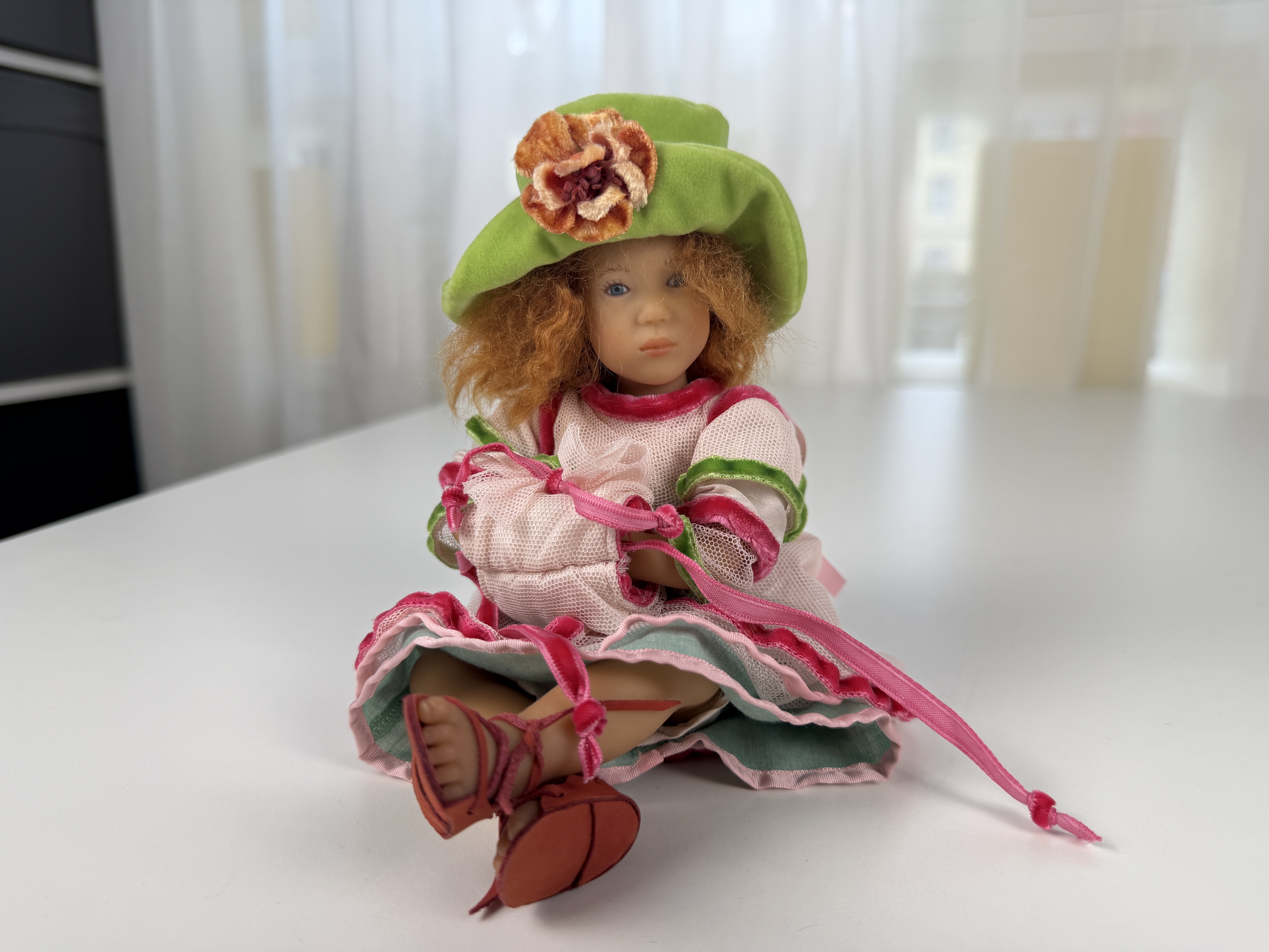 Annette Himstedt Puppe Club Mini Mirte 26 cm. Top Zustand  Annette Himstedt Puppe Club Mini Mirte 26 cm. Top Zustand