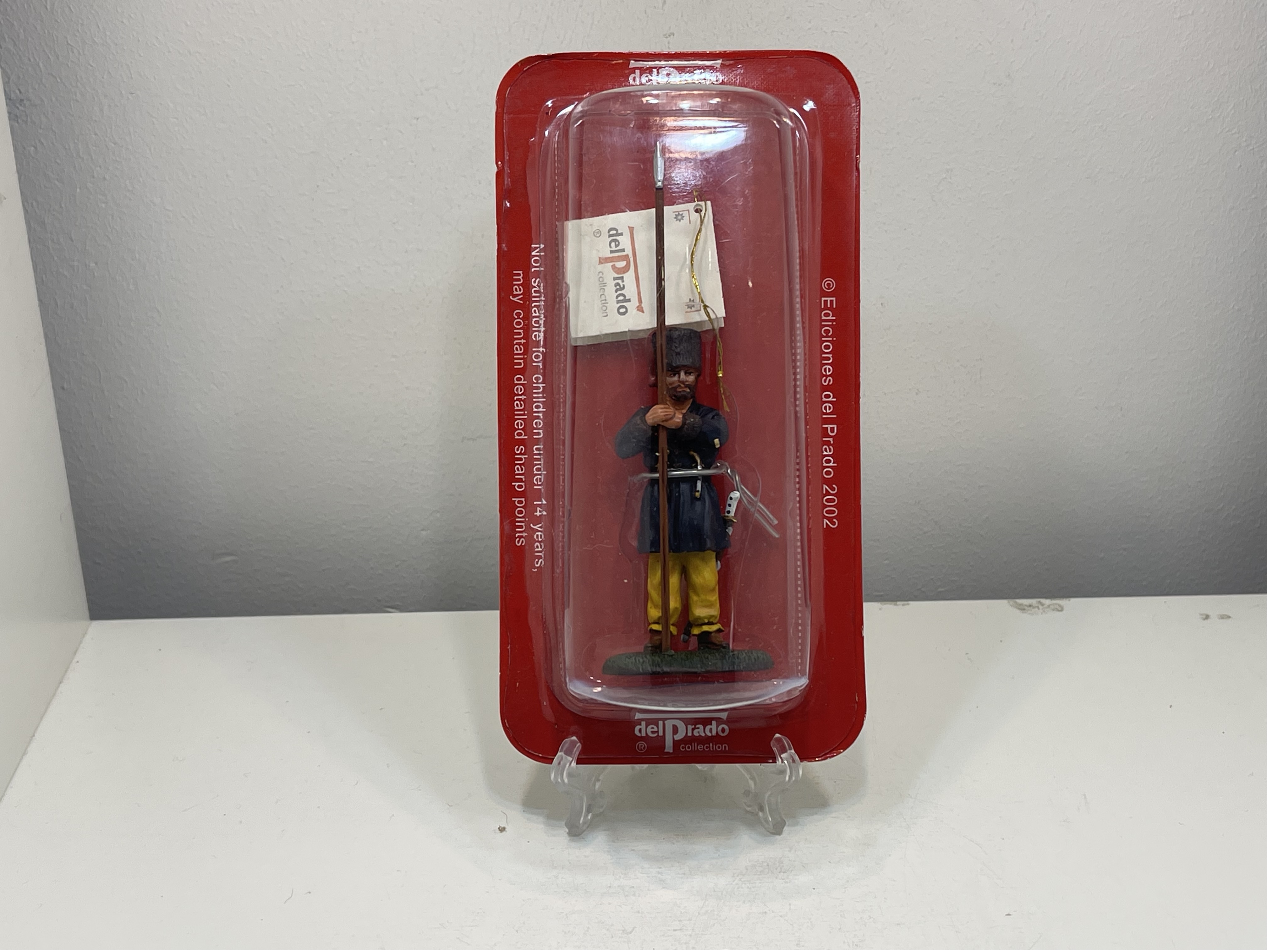 del Prado Zinnfigur Soldat ca. 8 cm . OVP Ungeöffnet