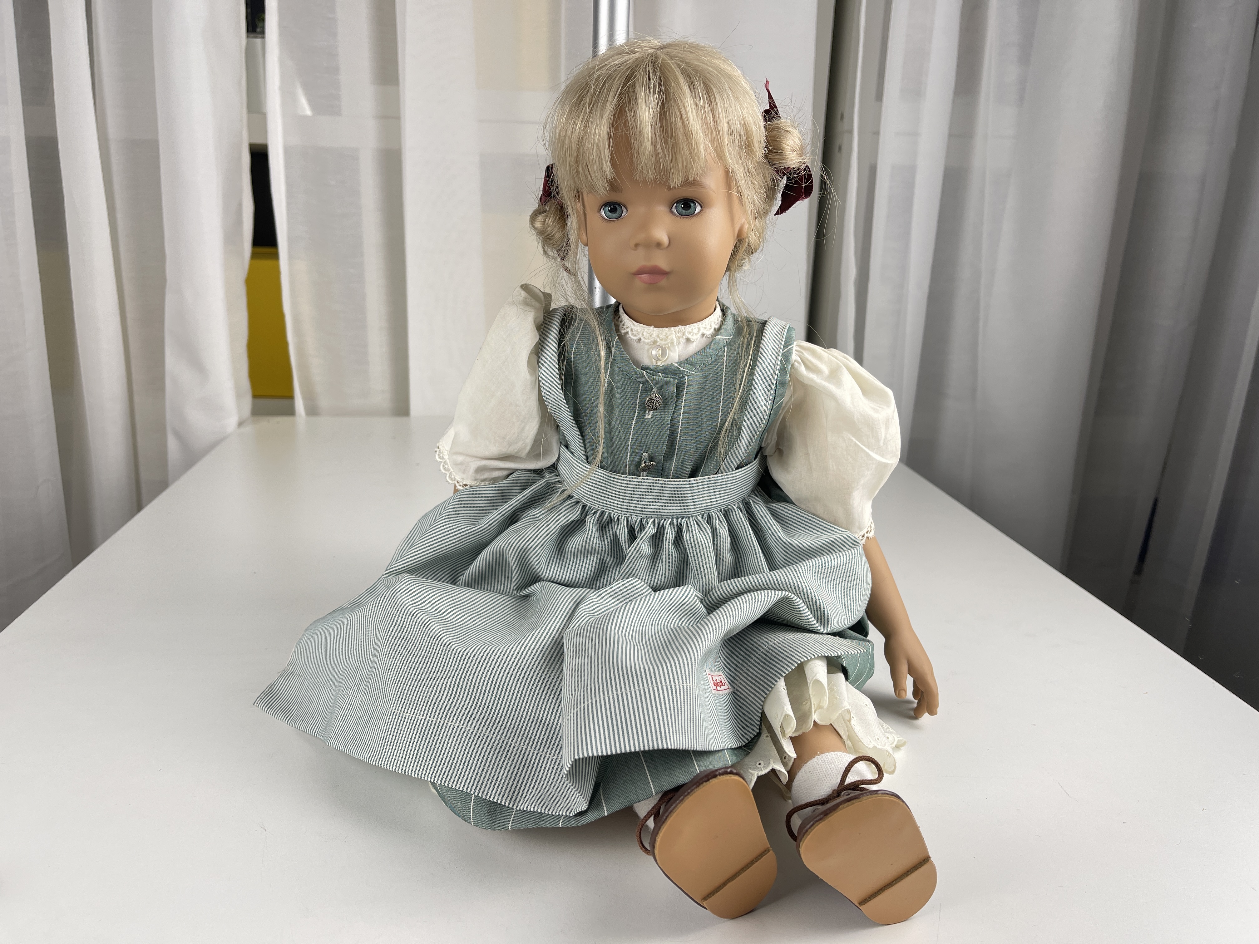 Künstlerpuppe Sigikid Sammler Puppe 55 cm. Top Zustand    