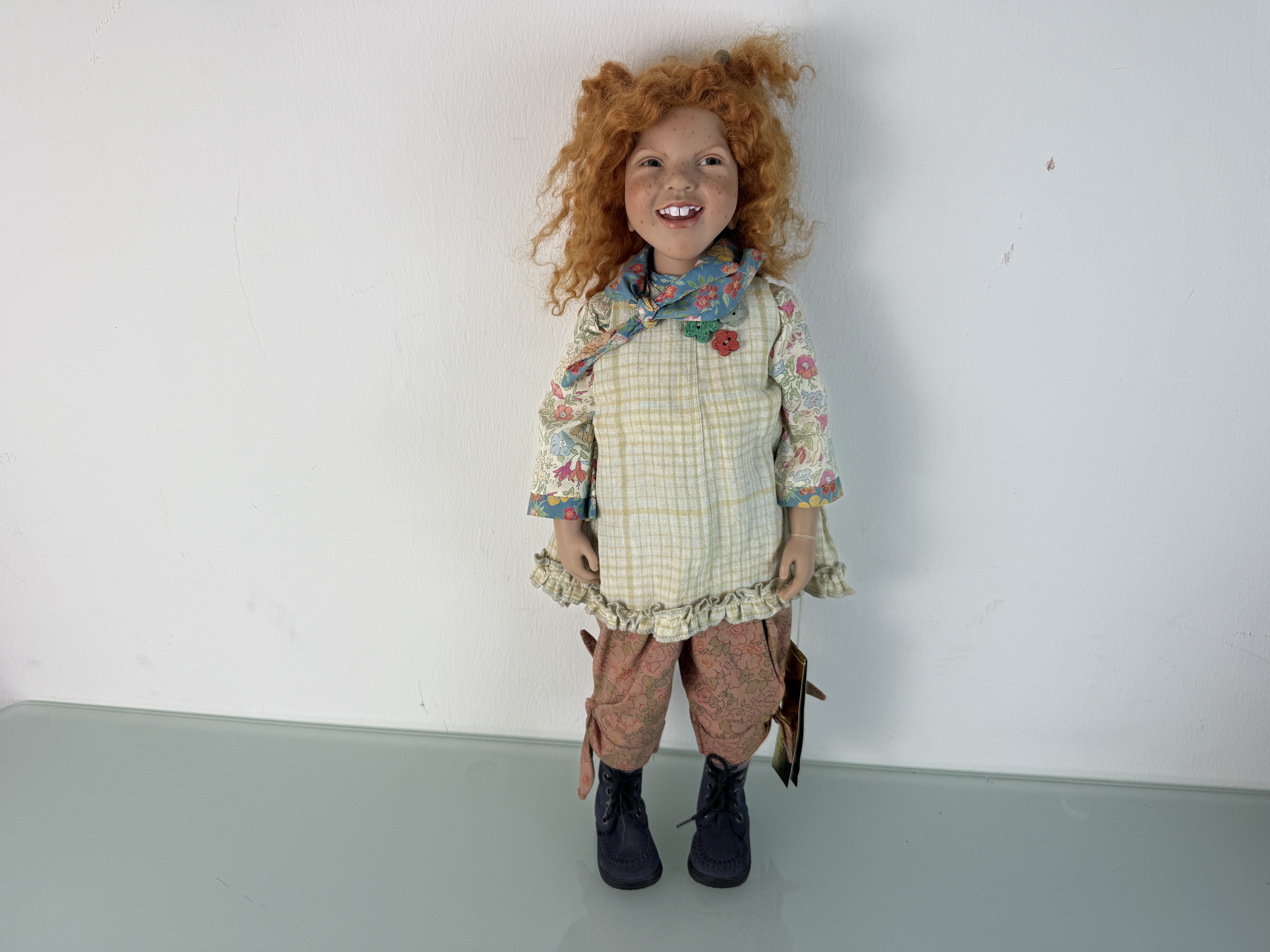 Zwergnase Künstlerpuppe Nicole Marschollek Puppe 53 cm. Top Zustand   