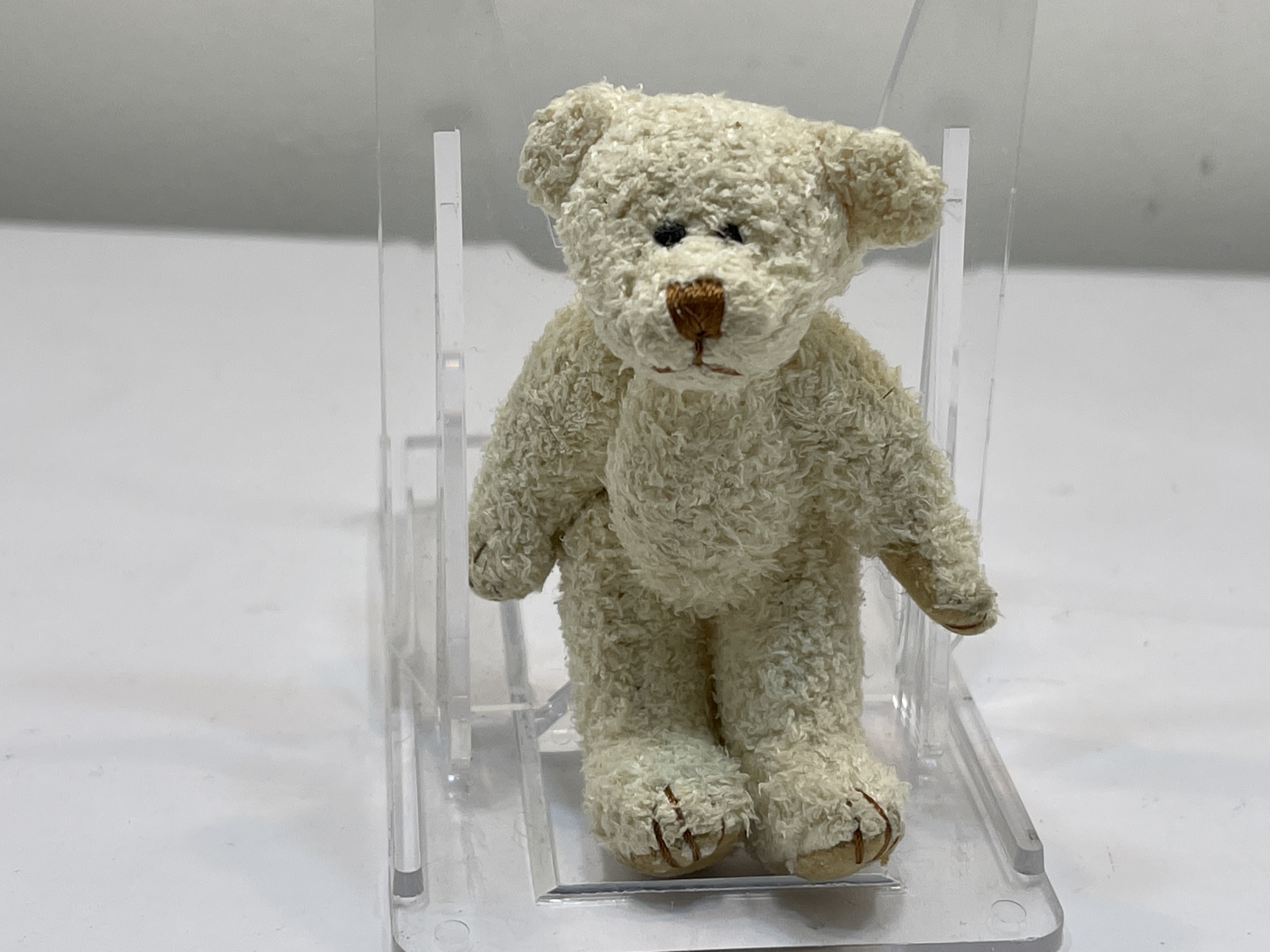 Sammler Stofftier Teddybär 8 cm. Top Zustand.     