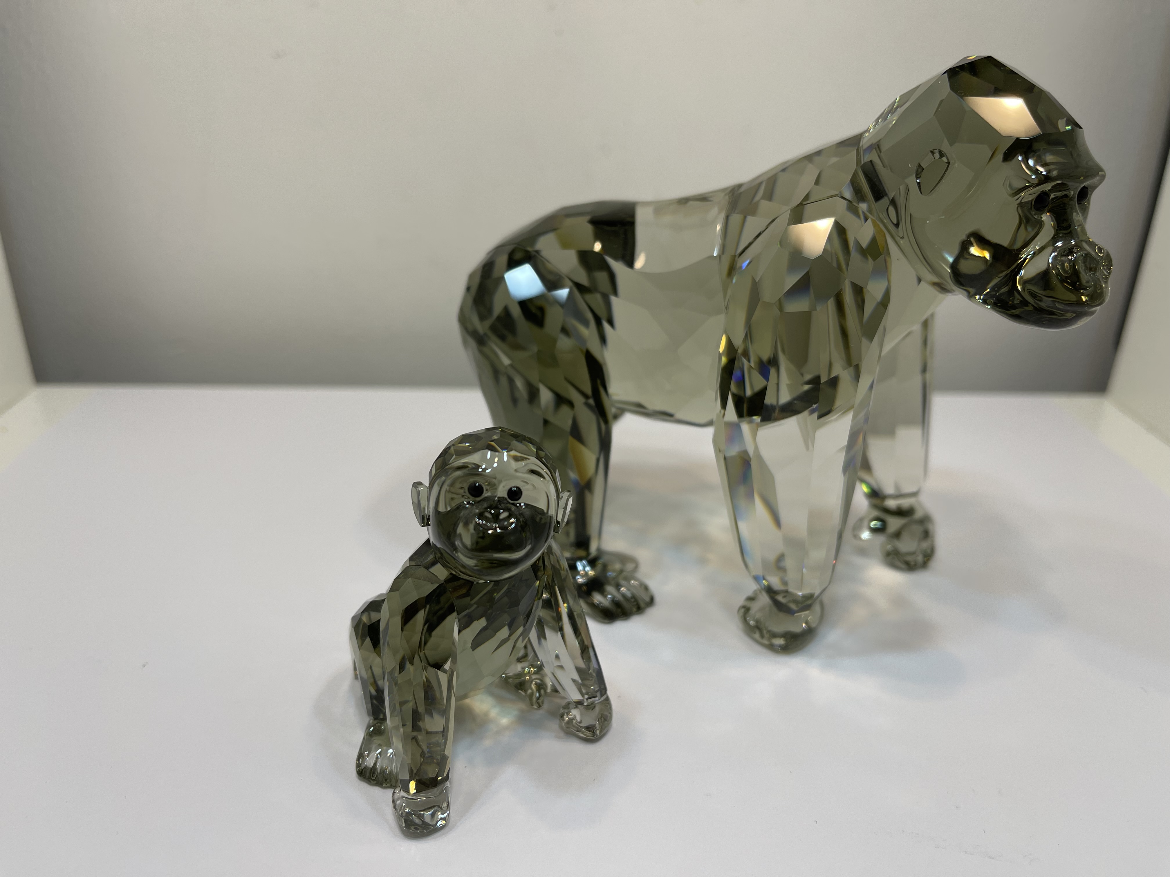 Swarovski Figur 952504 Jahresfiguren 2009 Gorillas. Top Zustand