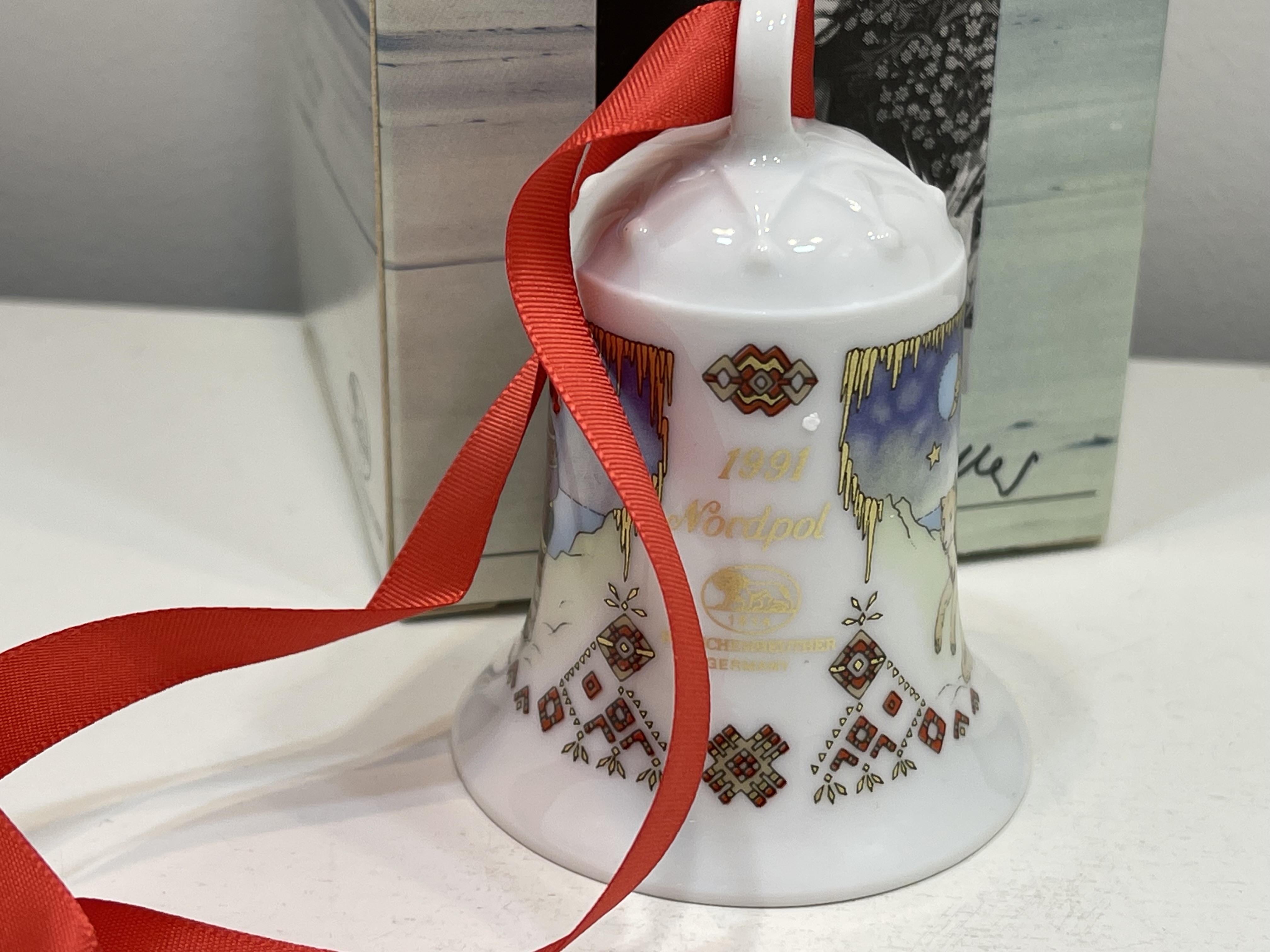  Hutschenreuther Weihnachtsglocke mit OVP  1991 -Top Zustand.   
