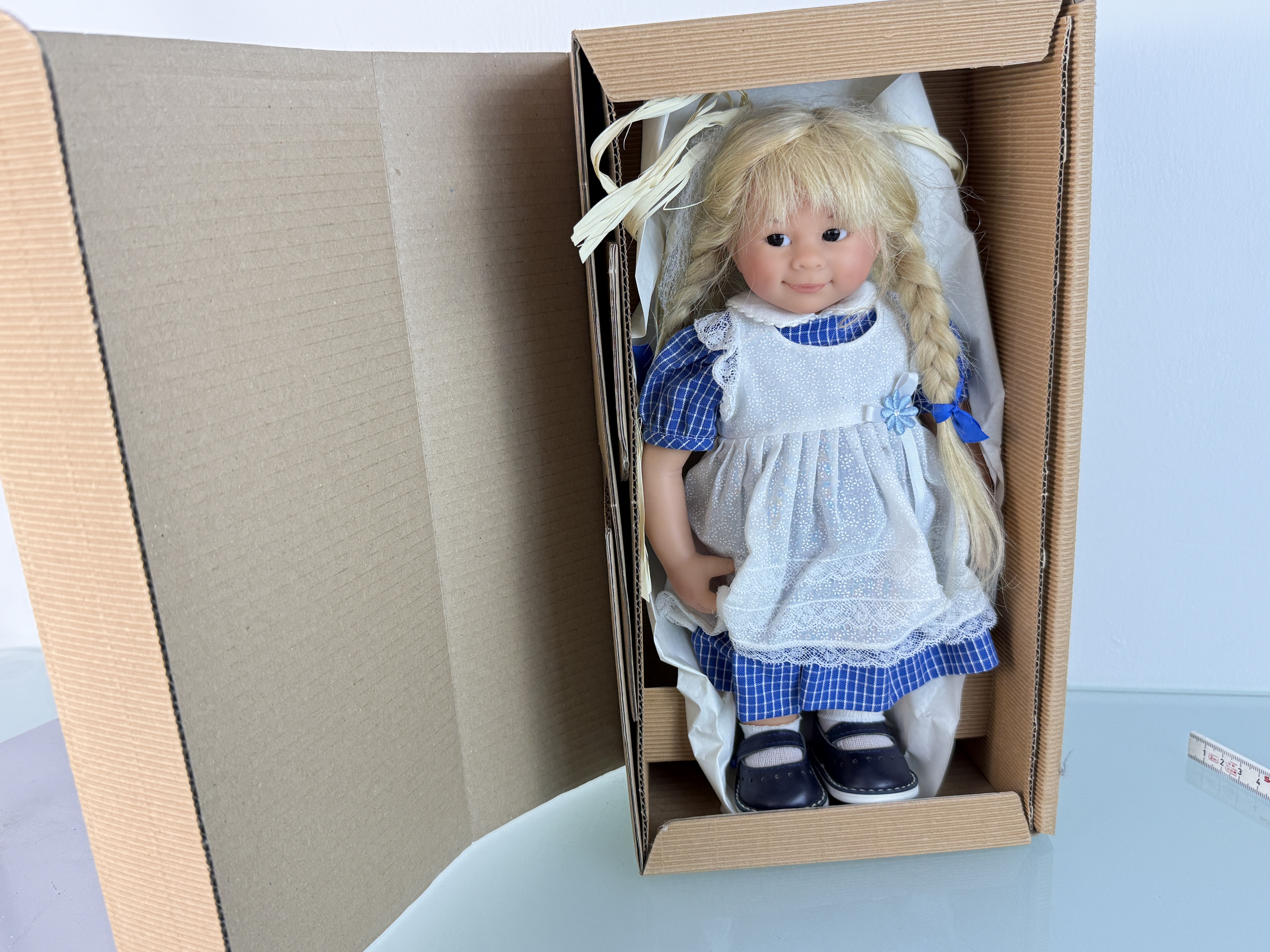 Künstlerpuppe Rosemarie Anna Müller Puppe 32 cm. Top Zustand
