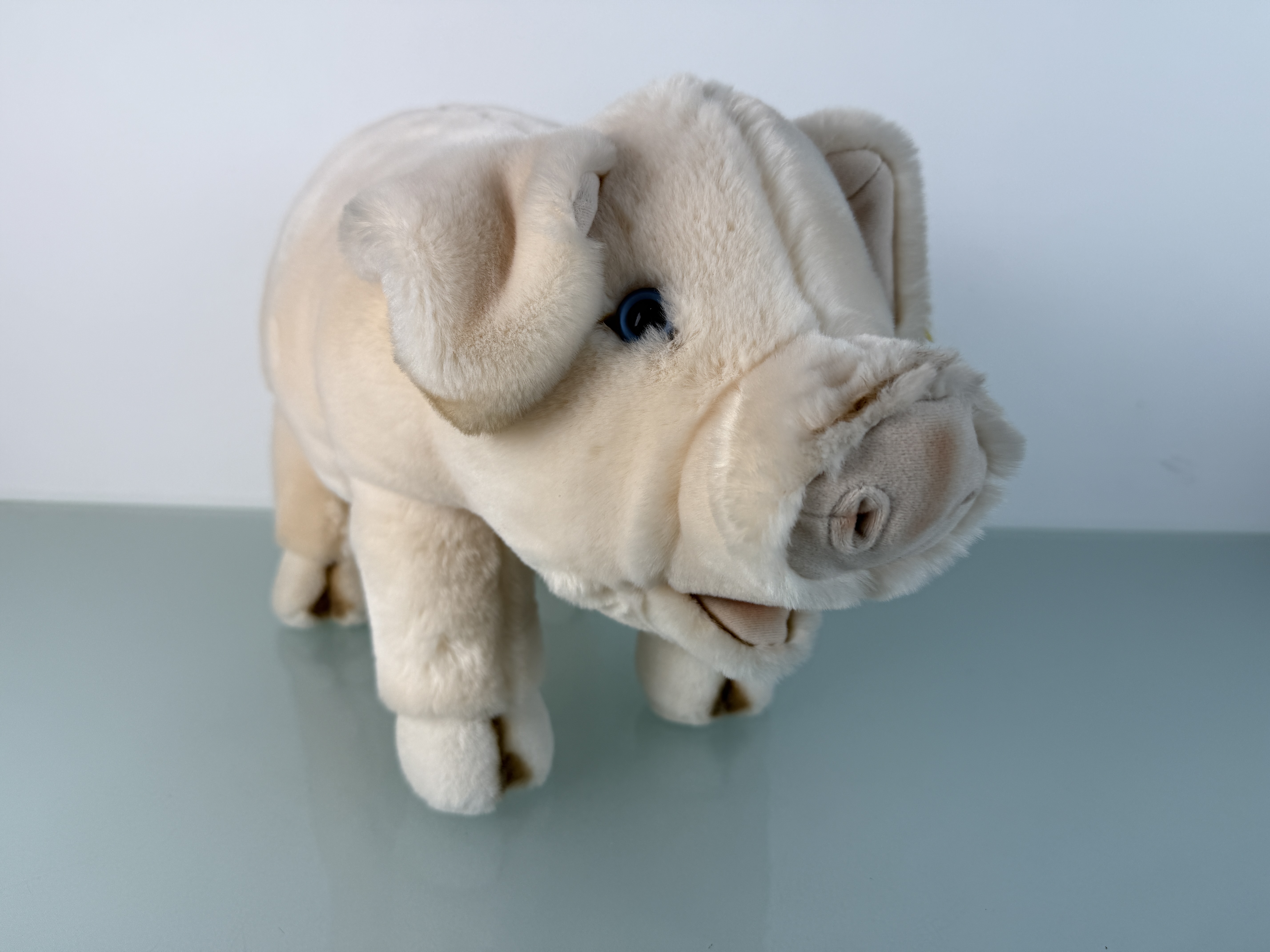 Steiff Tier 072482 Schwein 30 x 55 cm Top Zustand