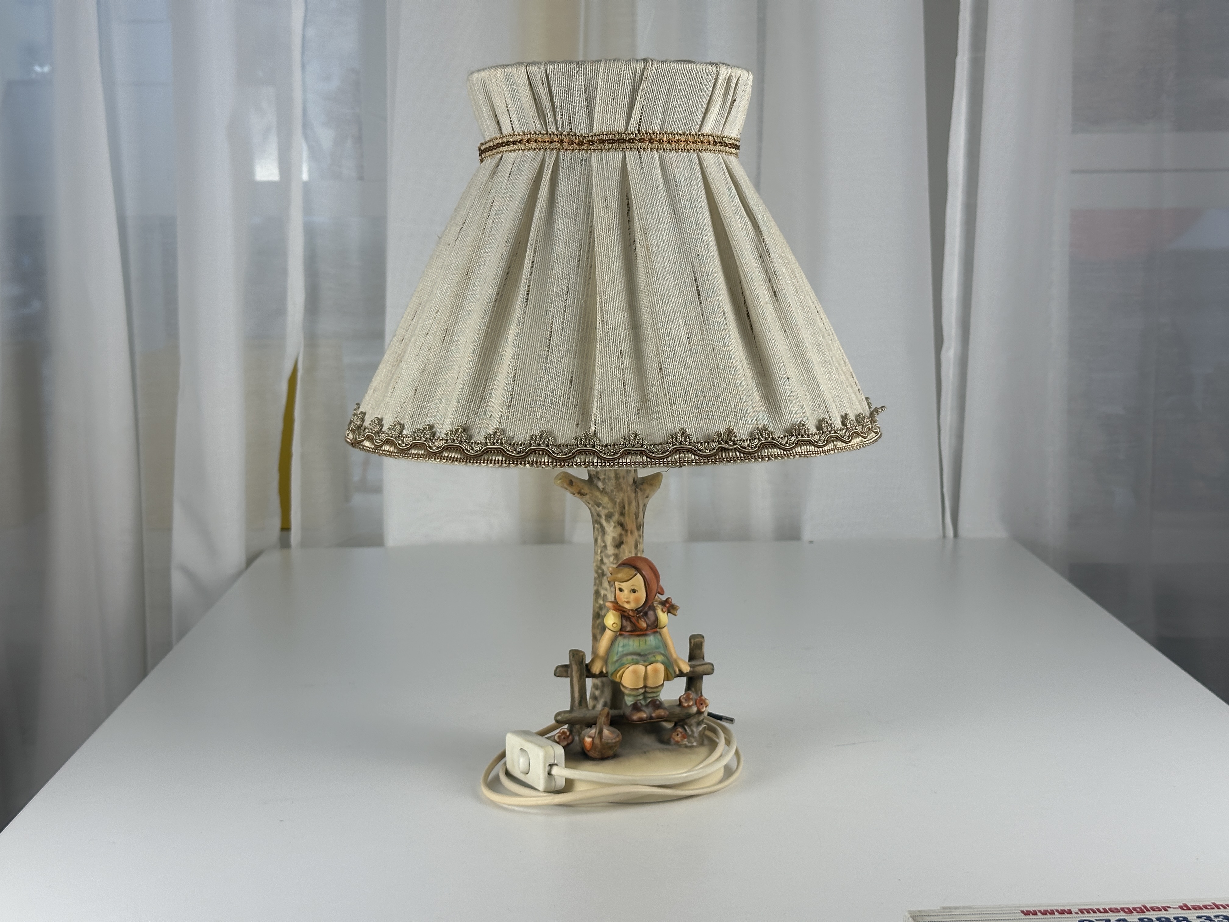 Hummel Figur 225/I Tischlampe 44 cm hoch mit Schirm 1 Wahl  Top Zustand