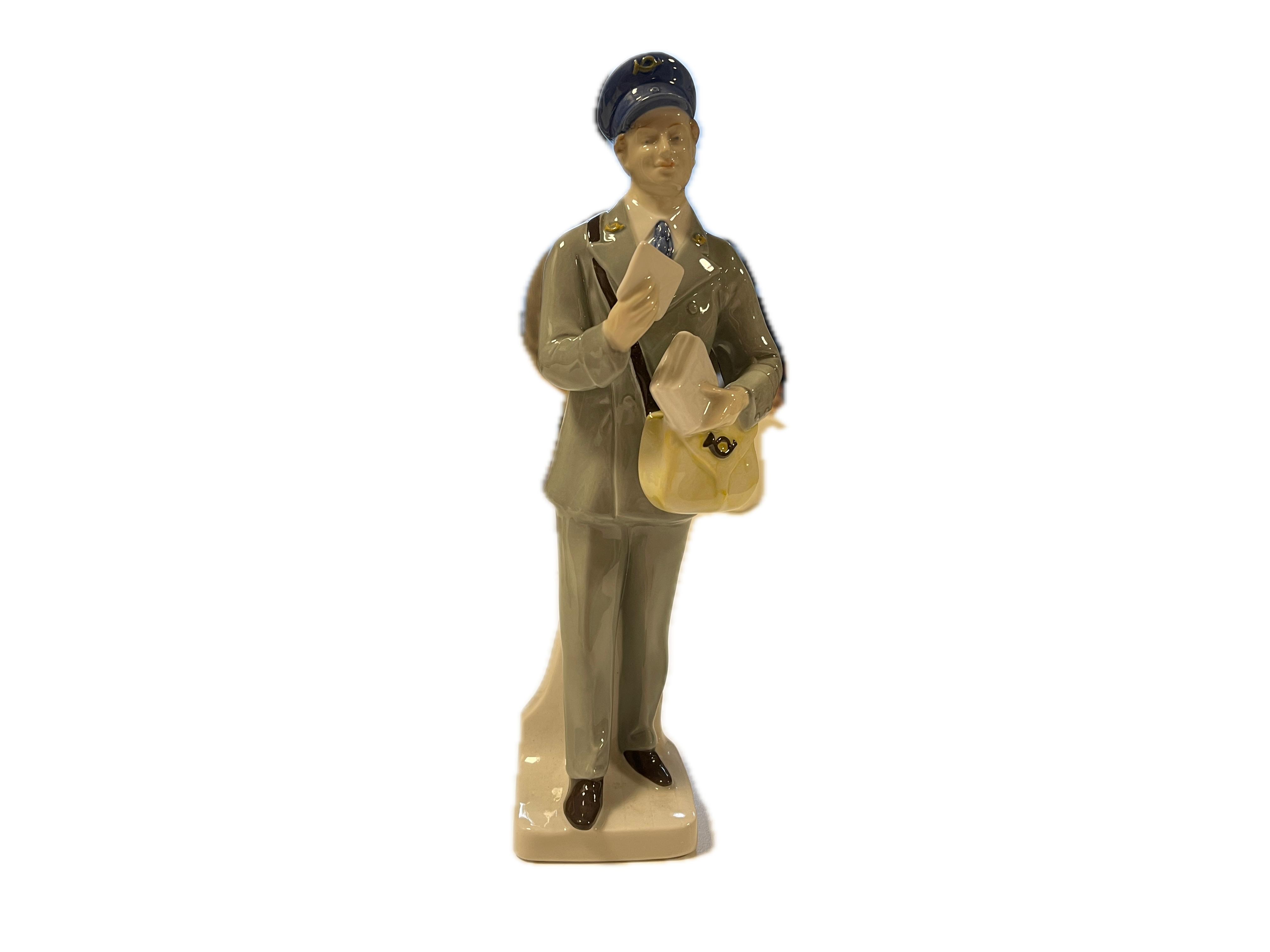 Gräfenthal Sammler Porzellan Figur Postbote 24 cm  1 Wahl Top Zustand