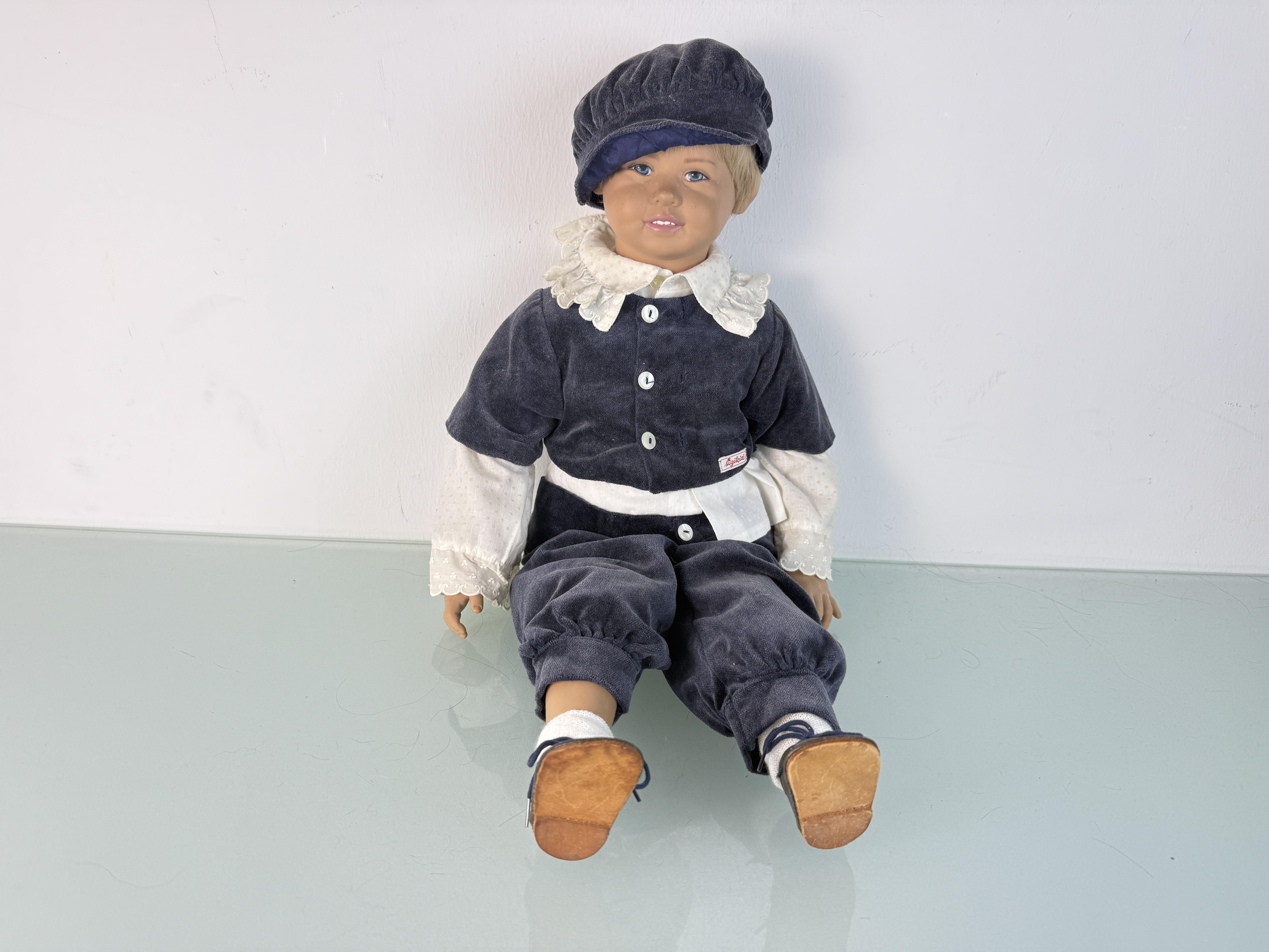 Sigikid Ilse Wippler Künstlerpuppe Vinyl Puppe 61 cm. Top Zustand 