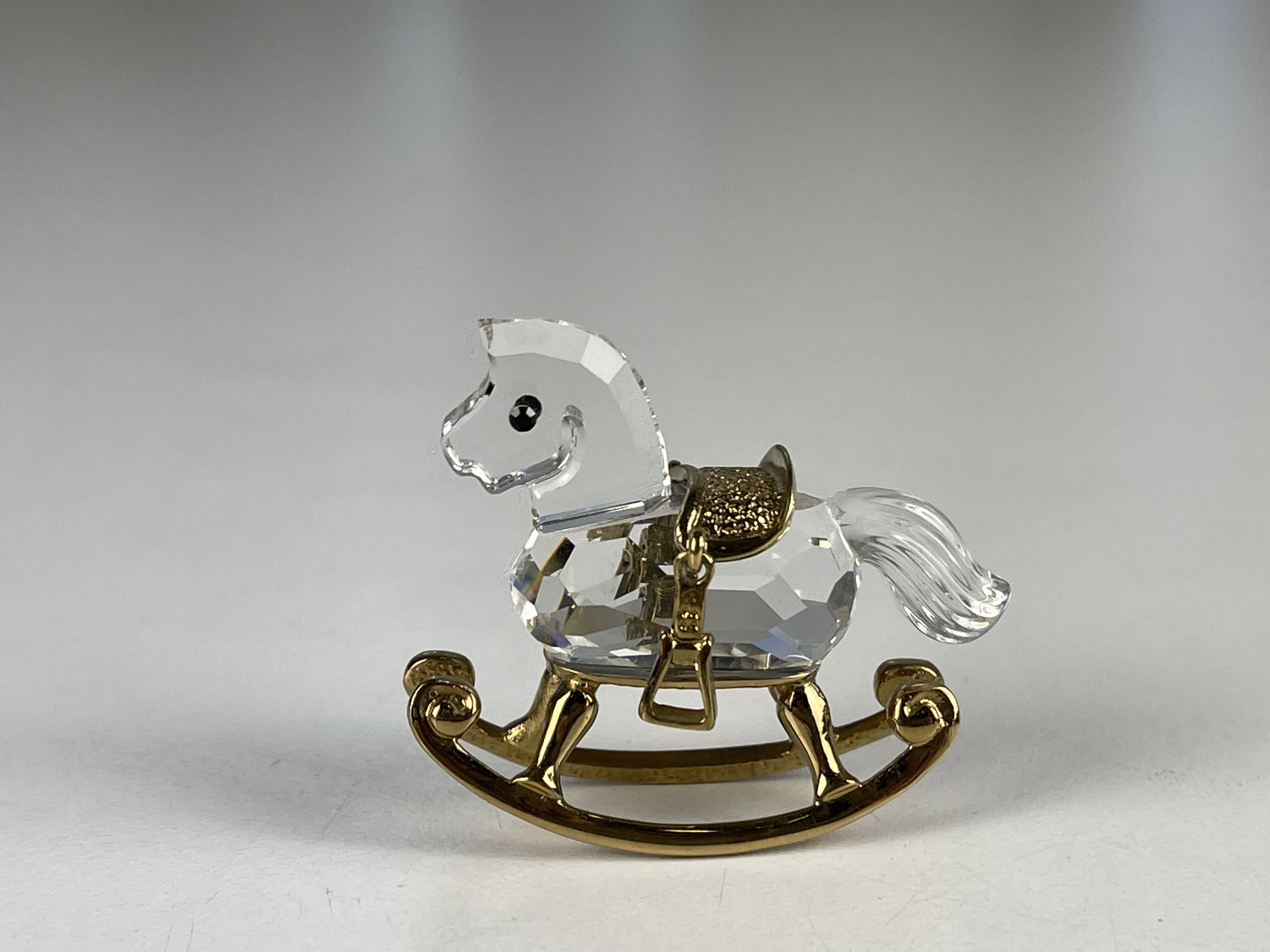 Swarovski Figur Kristall 199447 Schaukelpferd 4,5 cm. - Top Zustand  