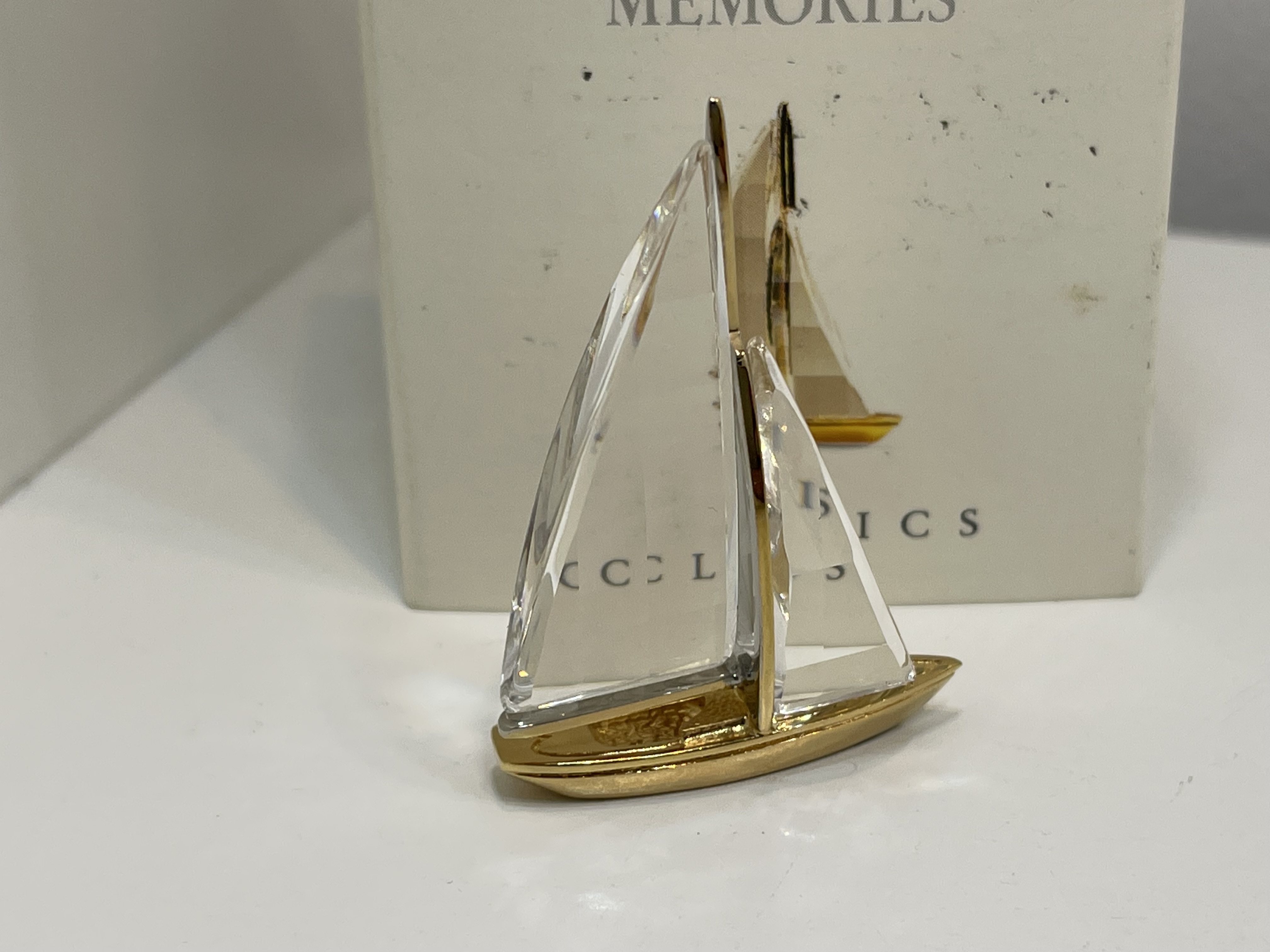  Swarovski Figur 183282 Segelboot 4,5 cm. + OVP & Zertifikat Top Zustand  