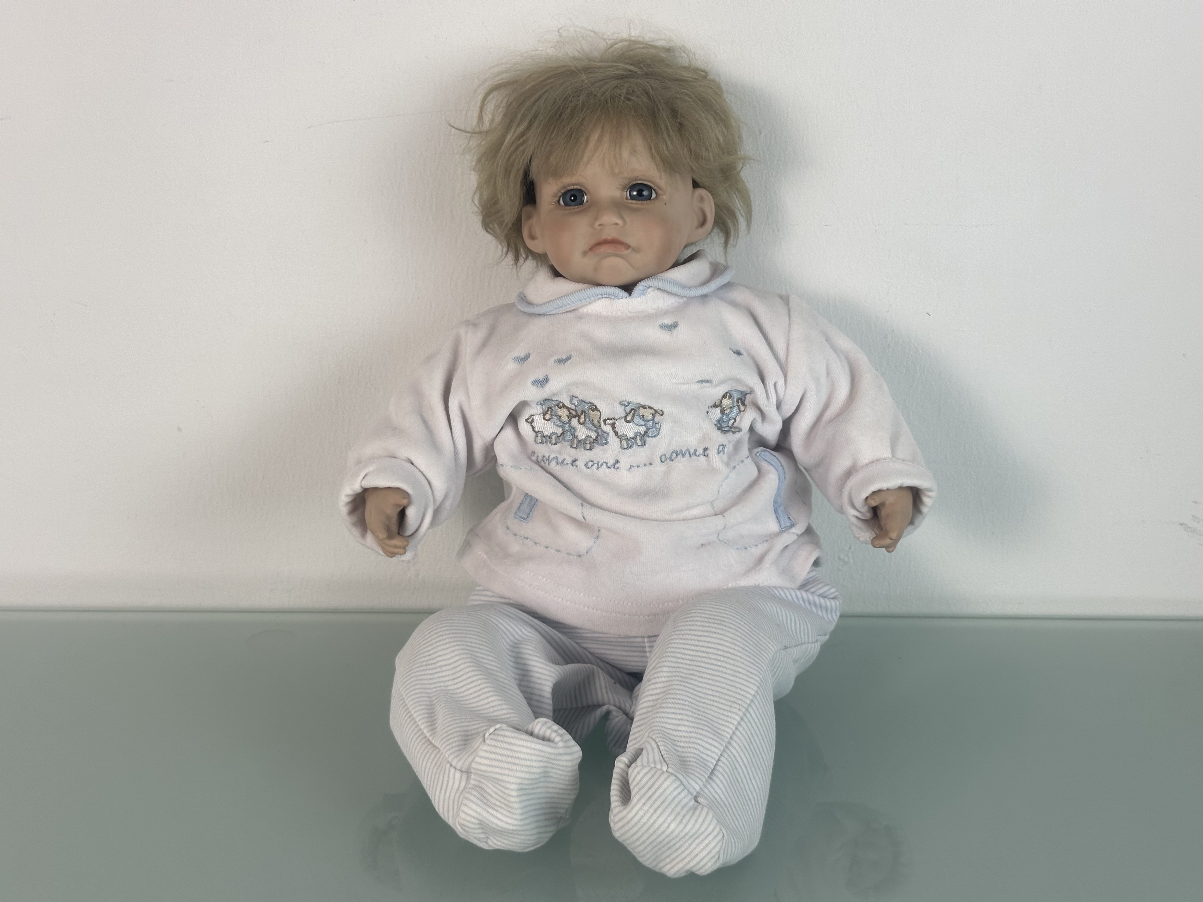 Cindy Marschner Rolfe Porzellan Puppe 50 cm. Top Zustand
