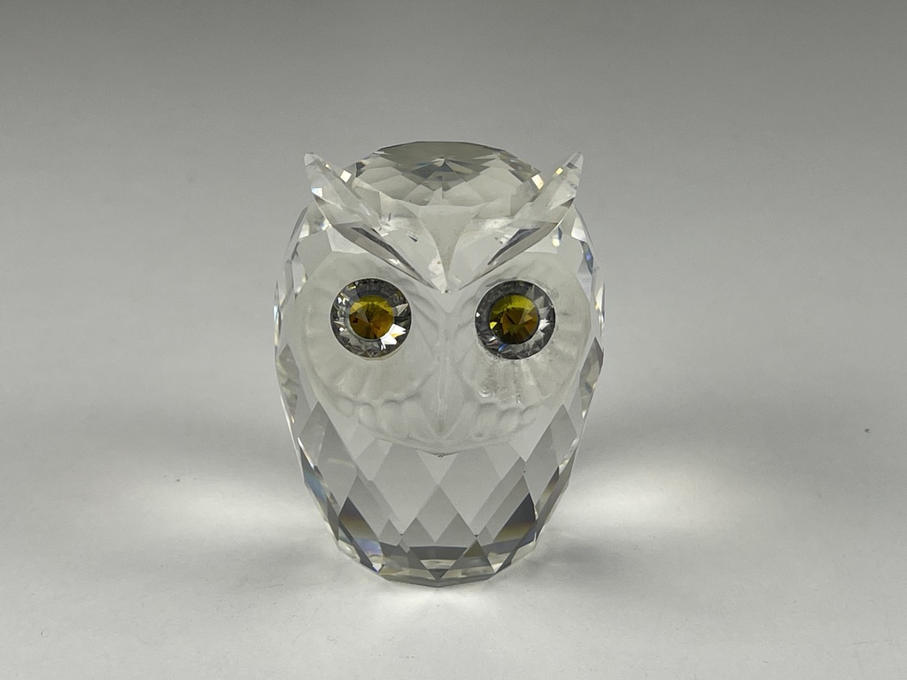 Swarovski Figur 010022 Große Eule 7 cm. Zustand siehe Fotos 