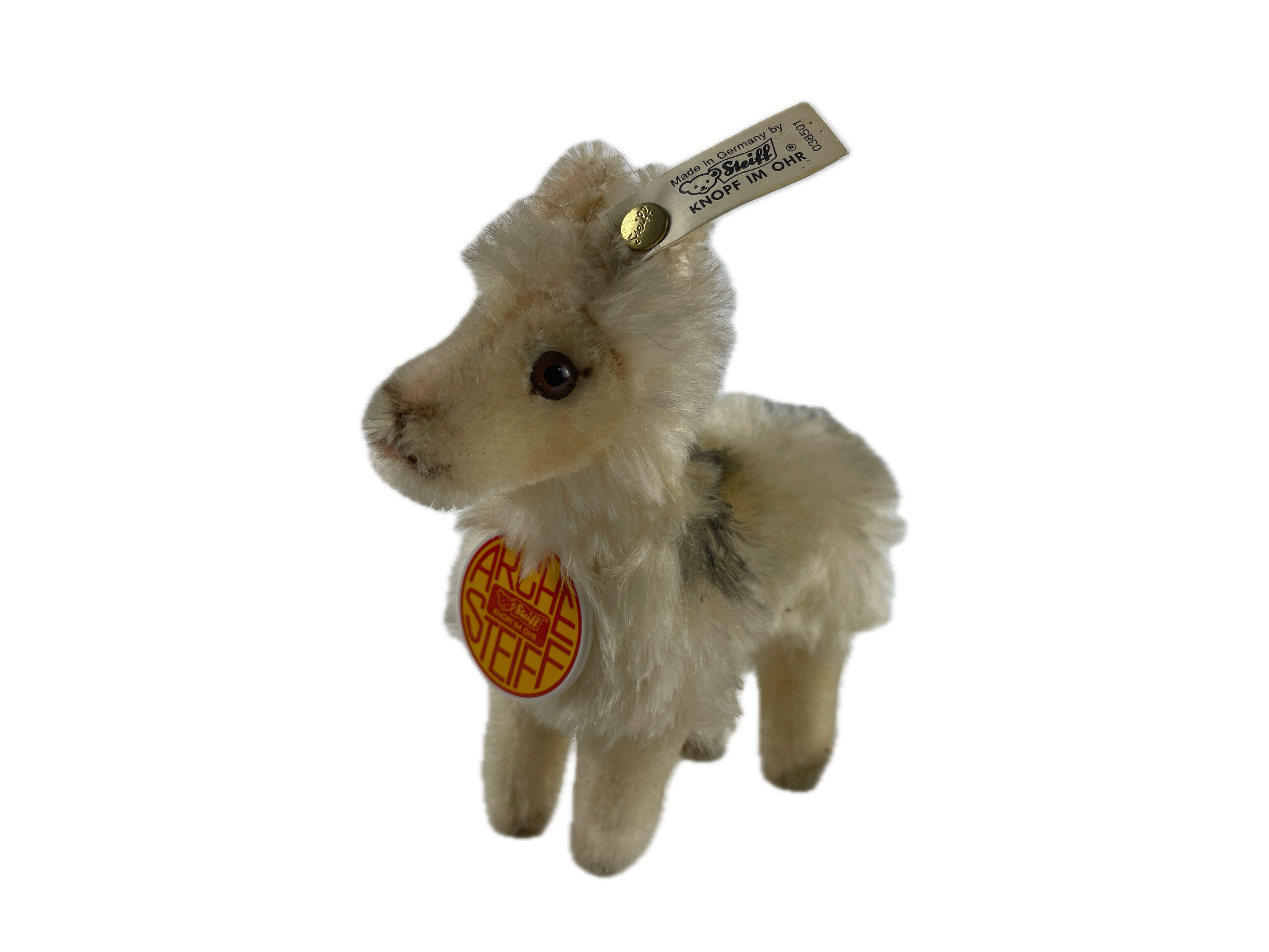 Steiff Tier 038501 Lama 16 cm -  Top Zustand    