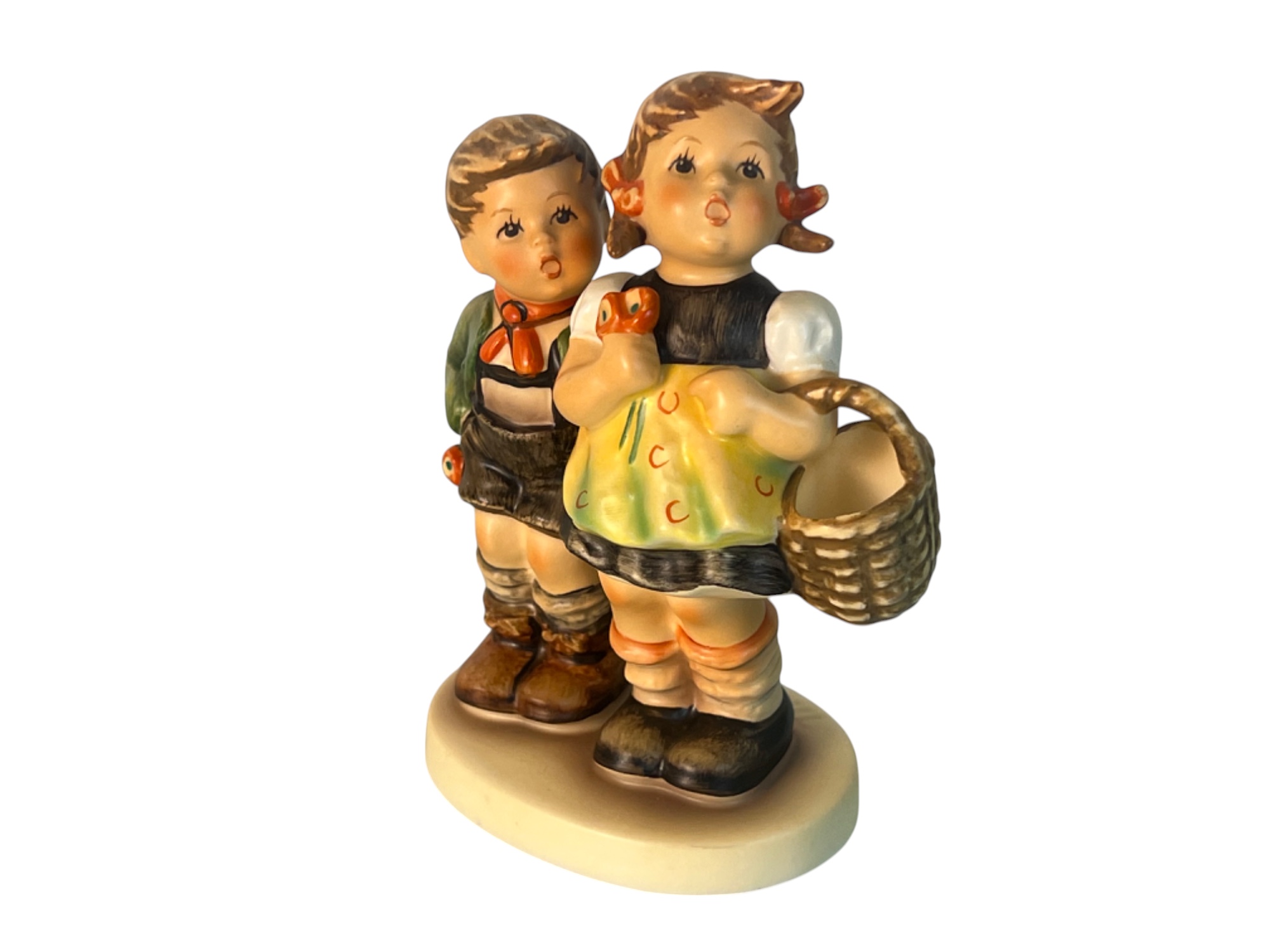 M.I. Hummel Figur 49 3/0 Brüderlein & Schwesterlein 11 cm. 1 Wahl, Top Zustand