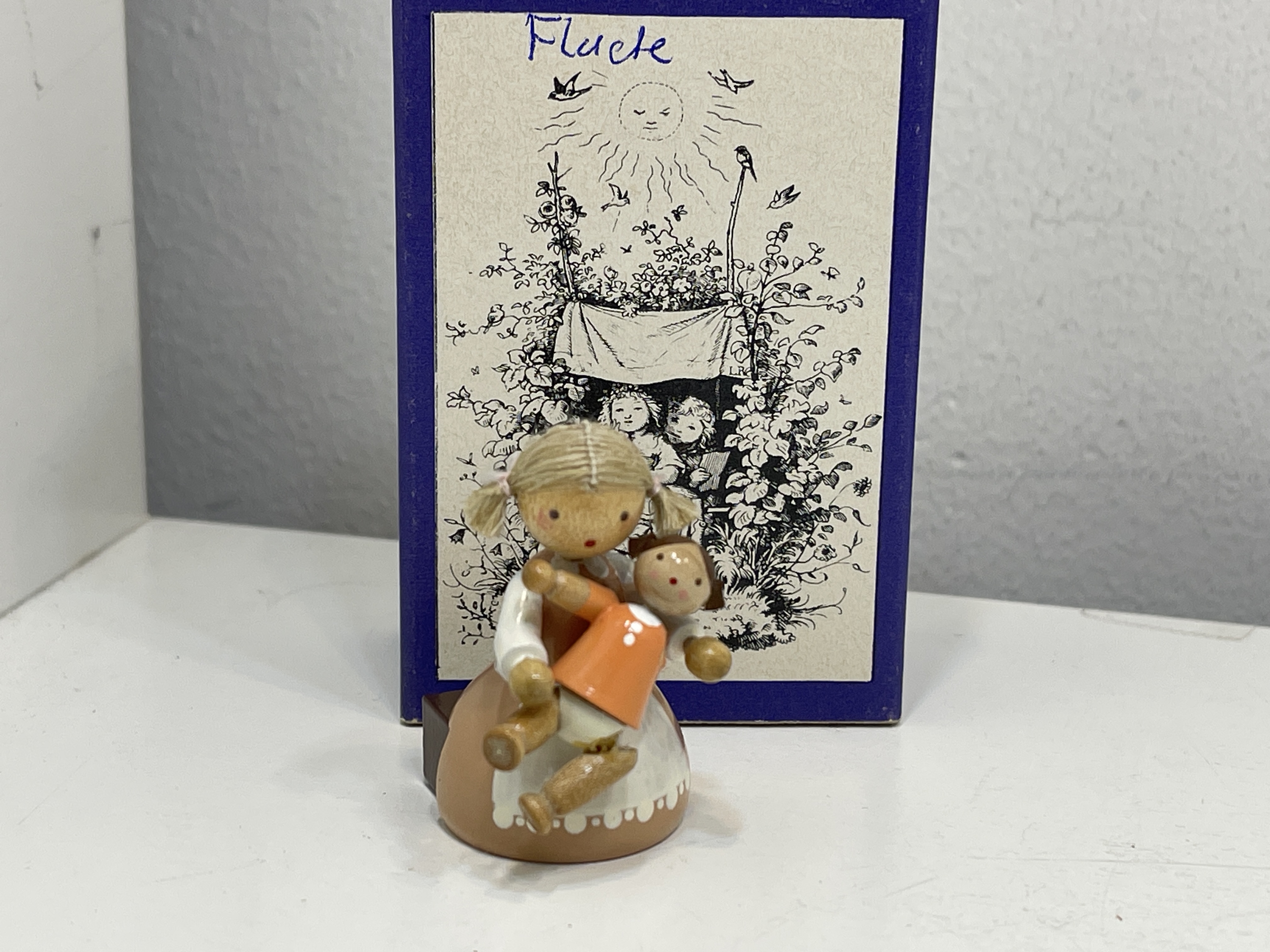 Erzgebirge Flade Figur 3,5 cm - Top Zustand   