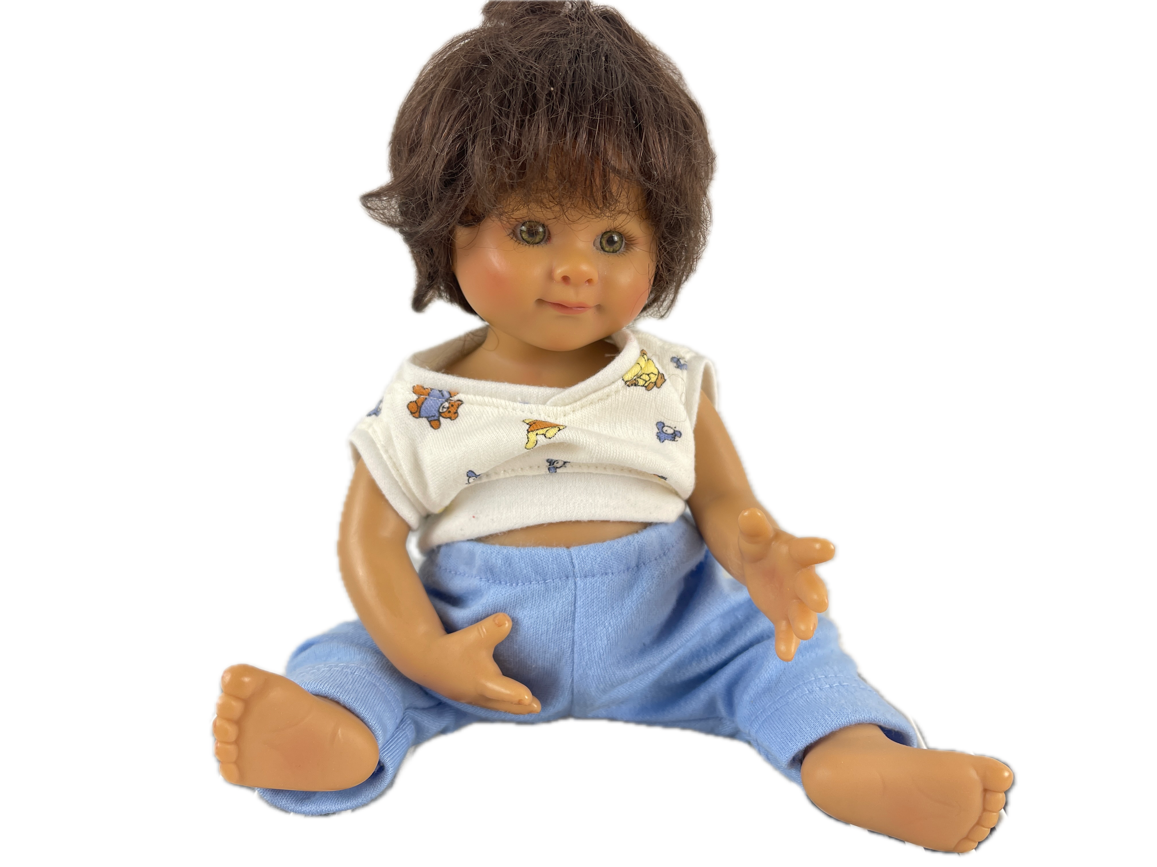 Künstlerpuppe Rosemarie Anna Müller Vinyl Puppe 25 cm. Top Zustand