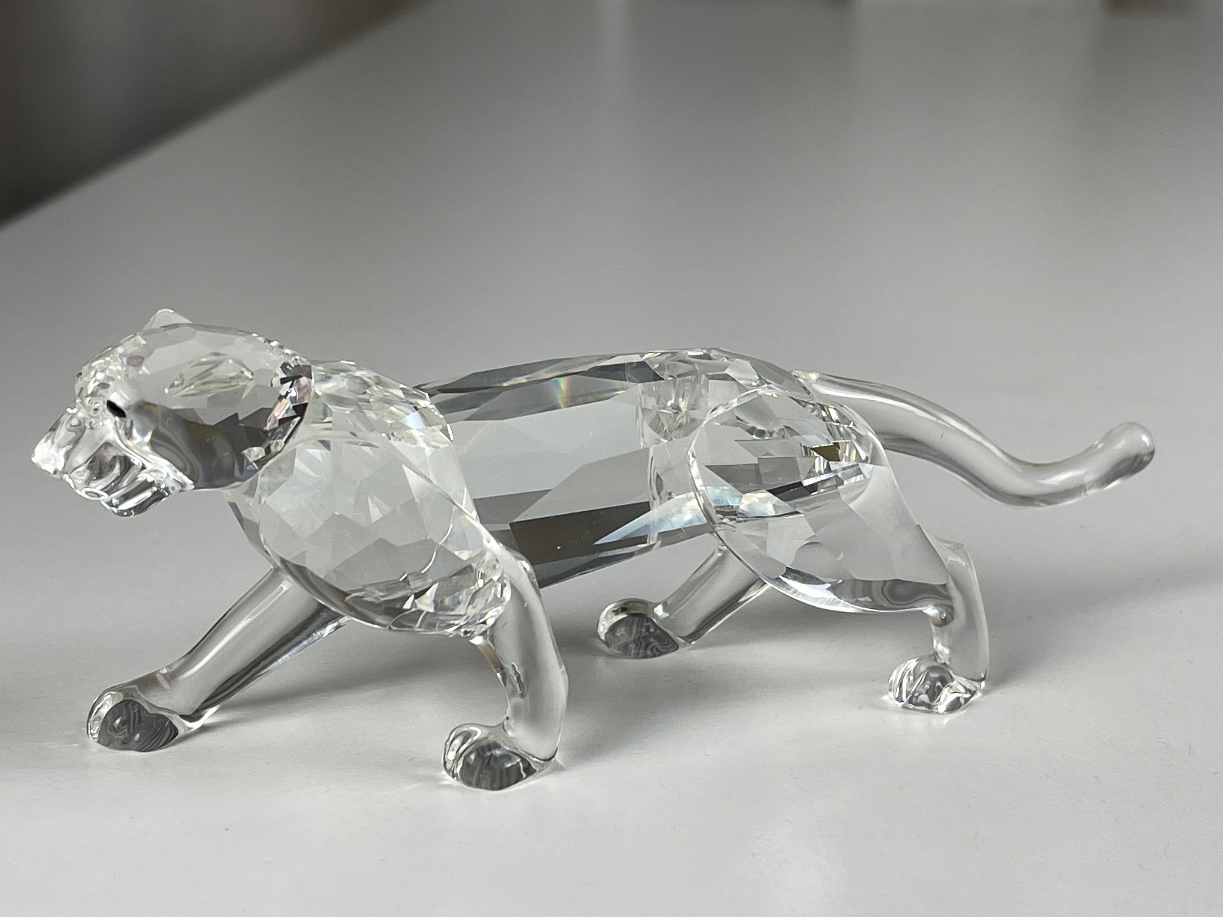 Swarovski Figur 217093 Leopard 14,5 cm. Top Zustand  