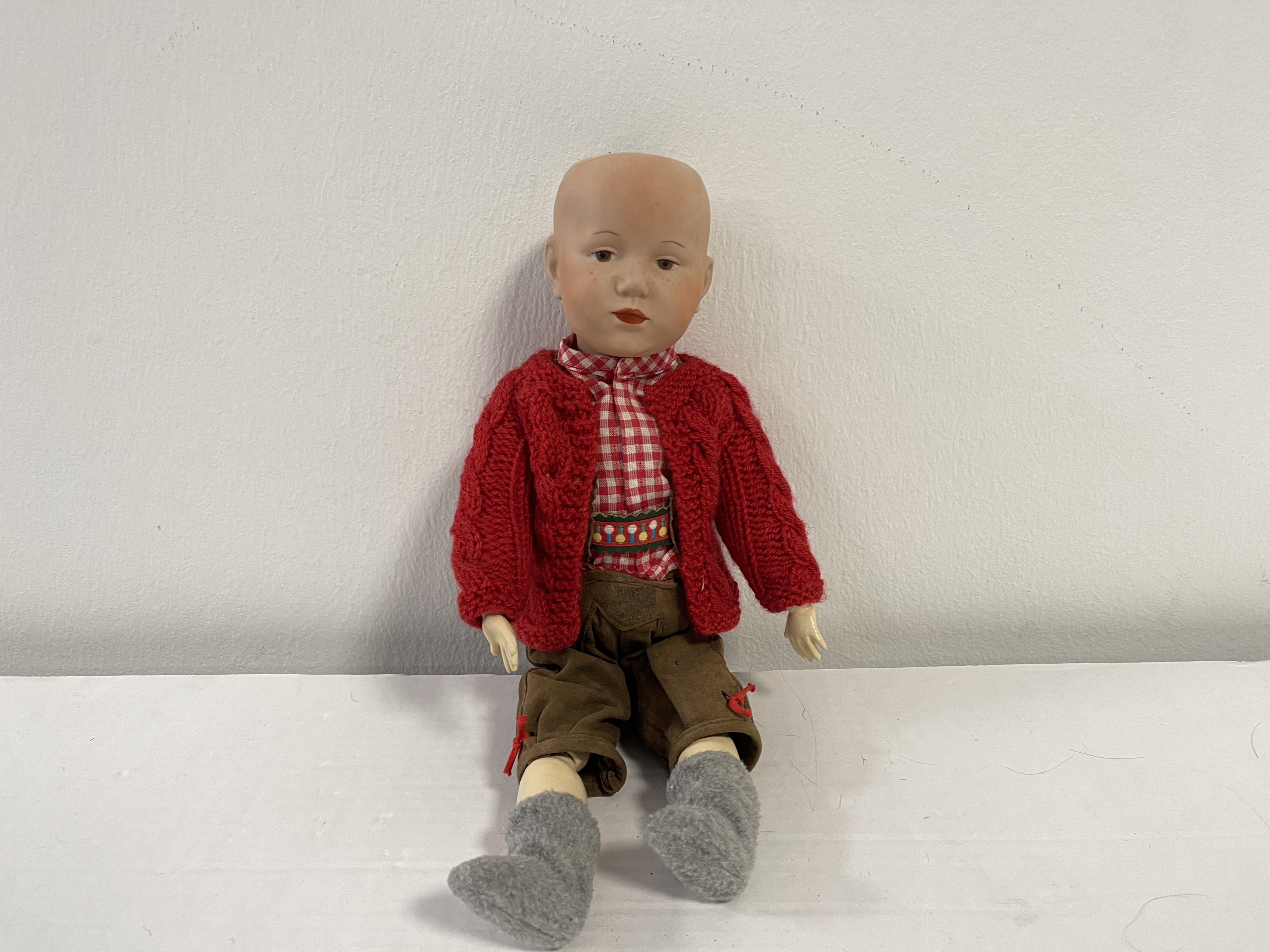 Kämmer & Reinhardt Porzellan Puppe 33 cm - Zustand siehe Fotos