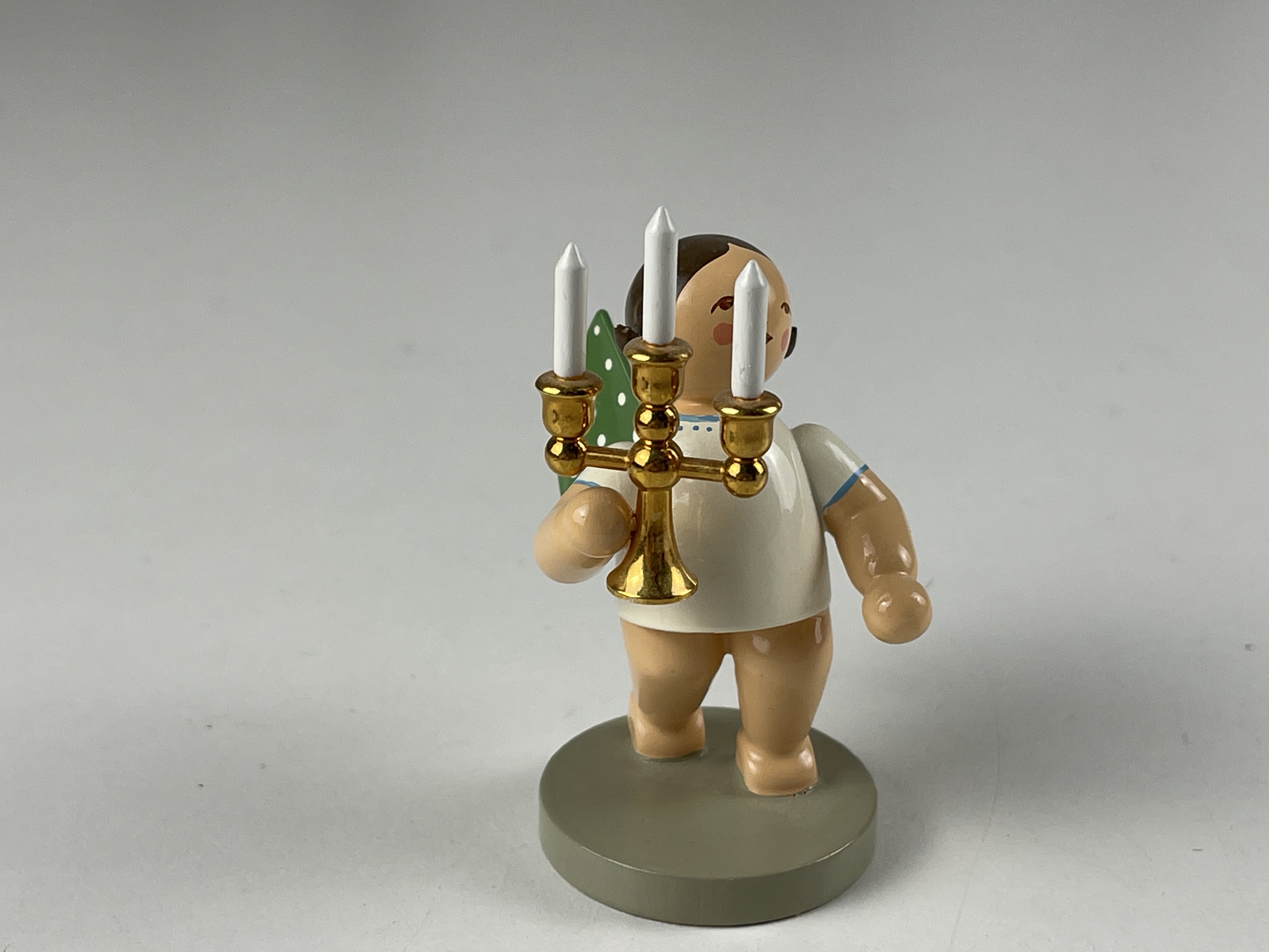 Erzgebirge Wendt und Kühn Erzgebirge Figur Engel 6,5 cm. Top Zustand   