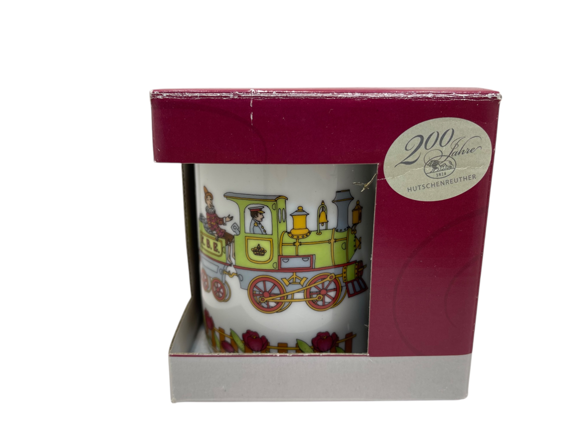   Hutschenreuther 200 Jahre Hutschenreuther Tasse 10 cm & OVP - Top Zustand.  