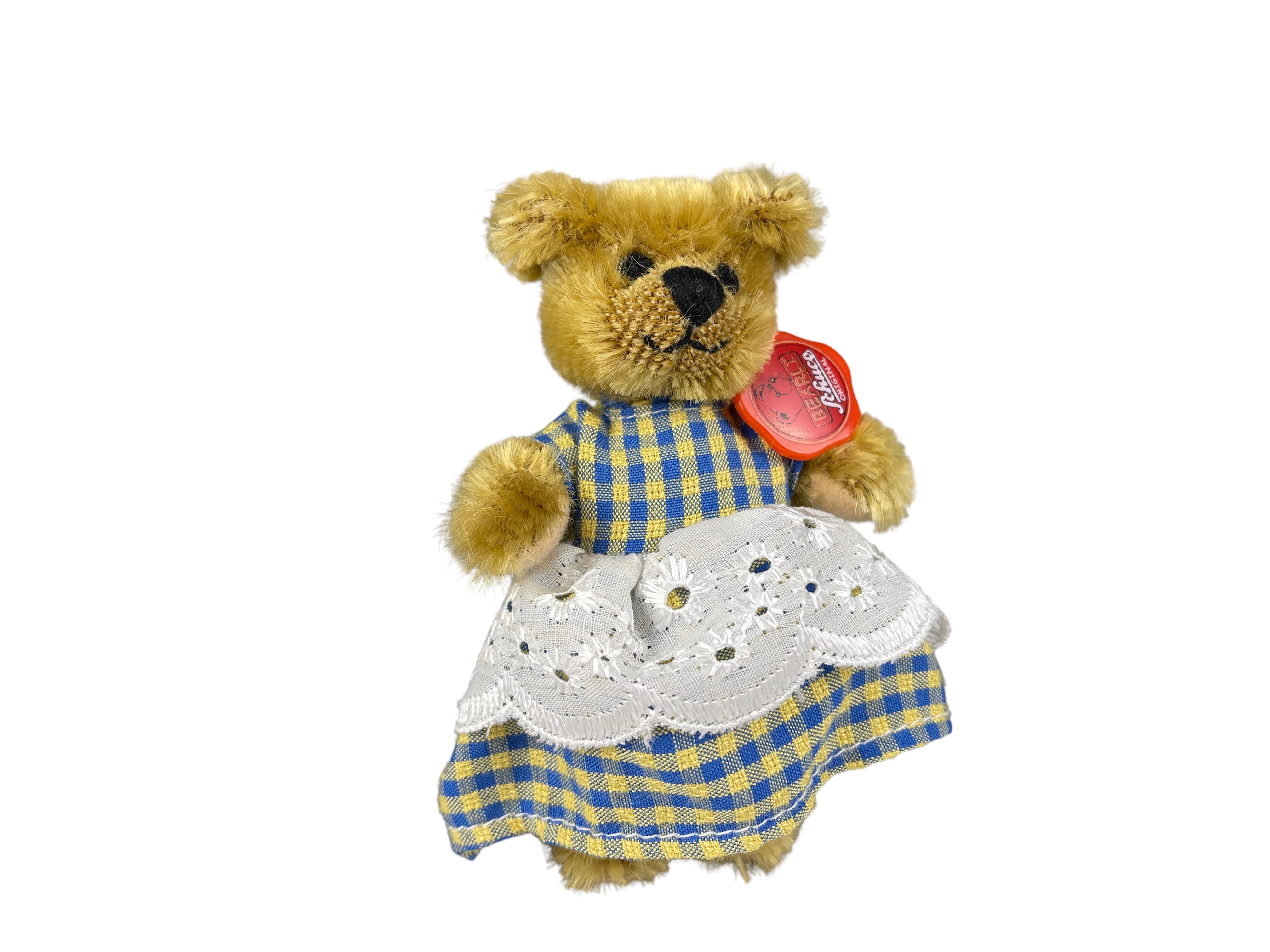 Sammler Tier Stofftier Schuco Teddy Bär 11 cm Top Zustand 