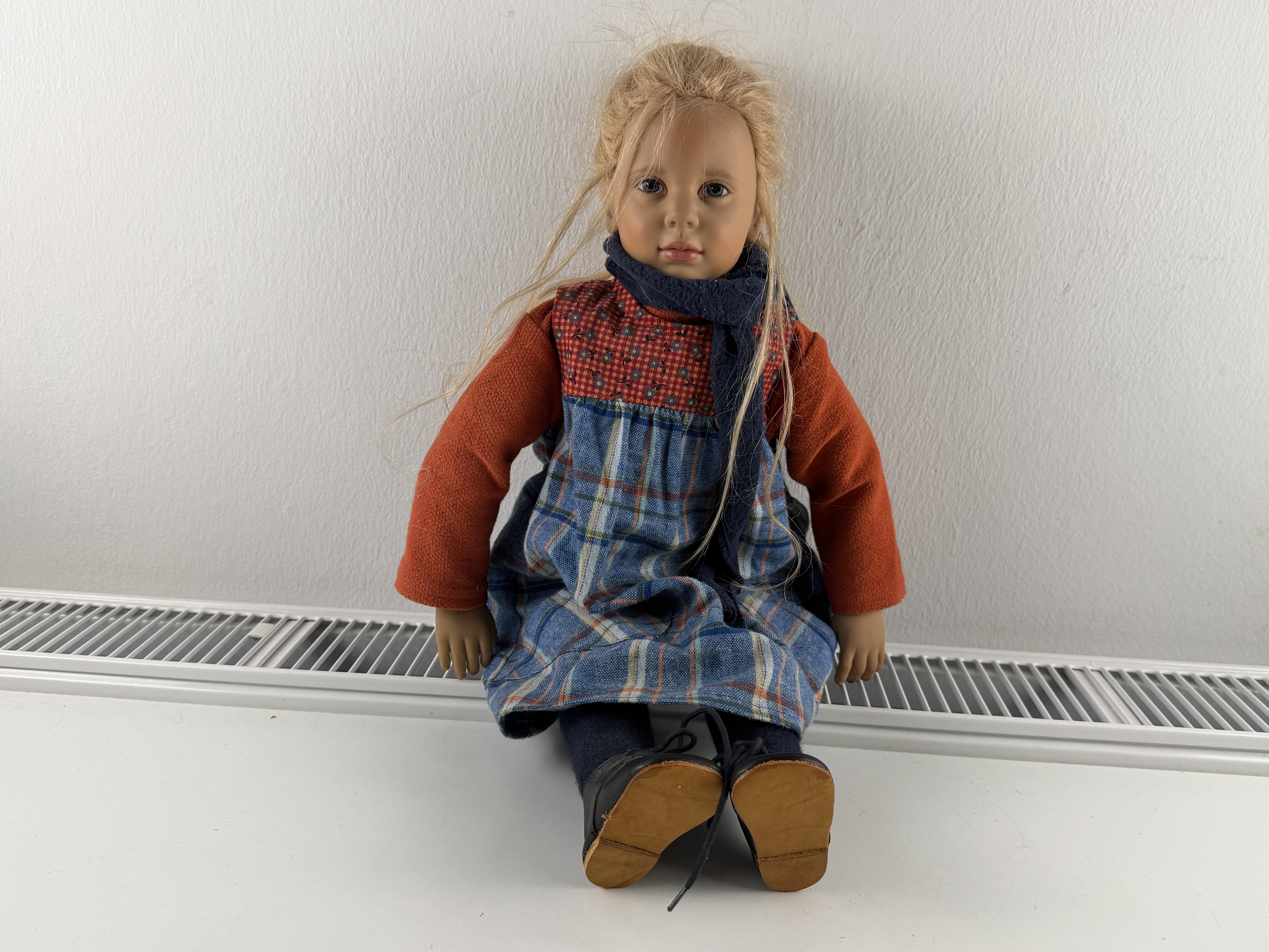 Sigikid Ilse Wippler Vinyl Künstlerpuppe Puppe 57 cm. Top Zustand   