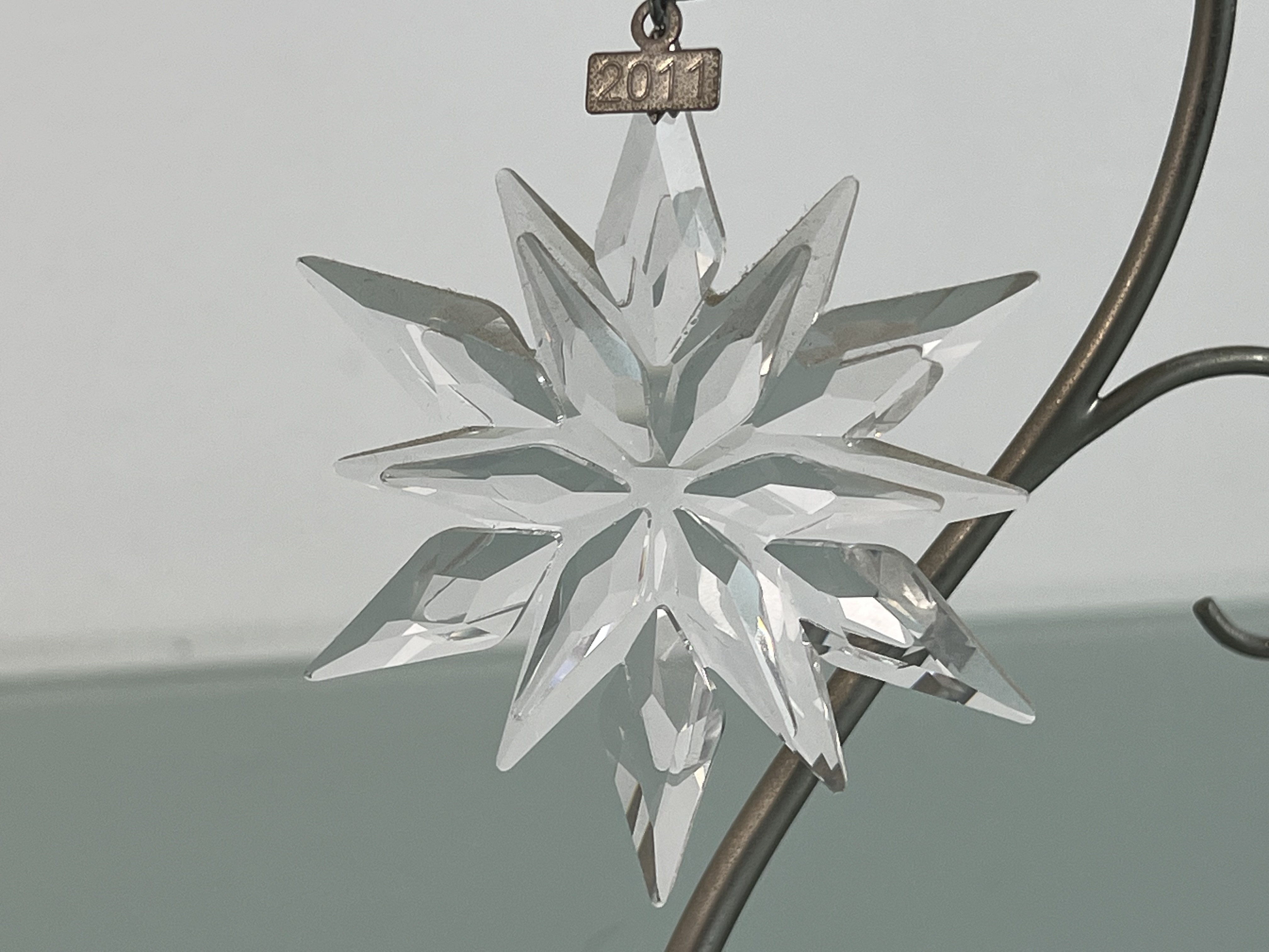 Swarovski Figur 1092037 Weihnachtsstern 2011 Groß 7,5 cm. Top Zustand. Siehe Bilder