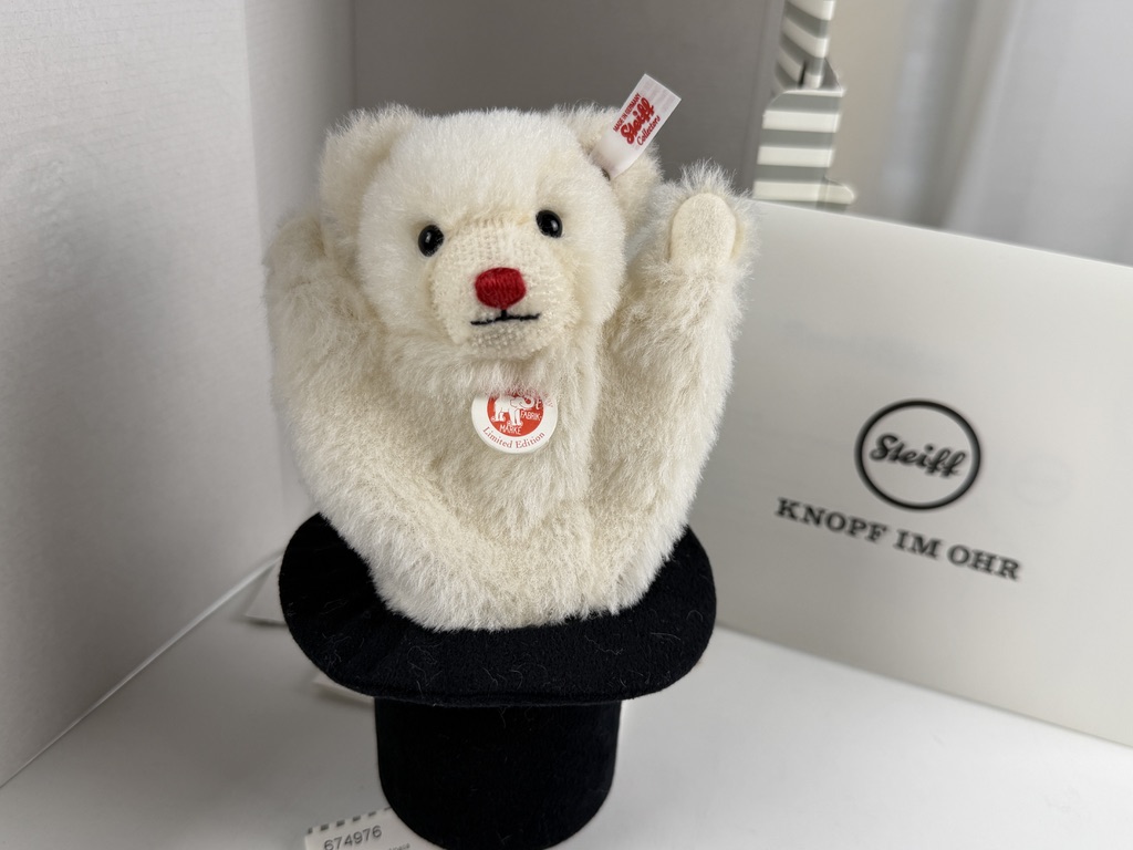Steiff Tier 674976 Zylinderteddybär 18 Ovp Zertifikat Top Zustand