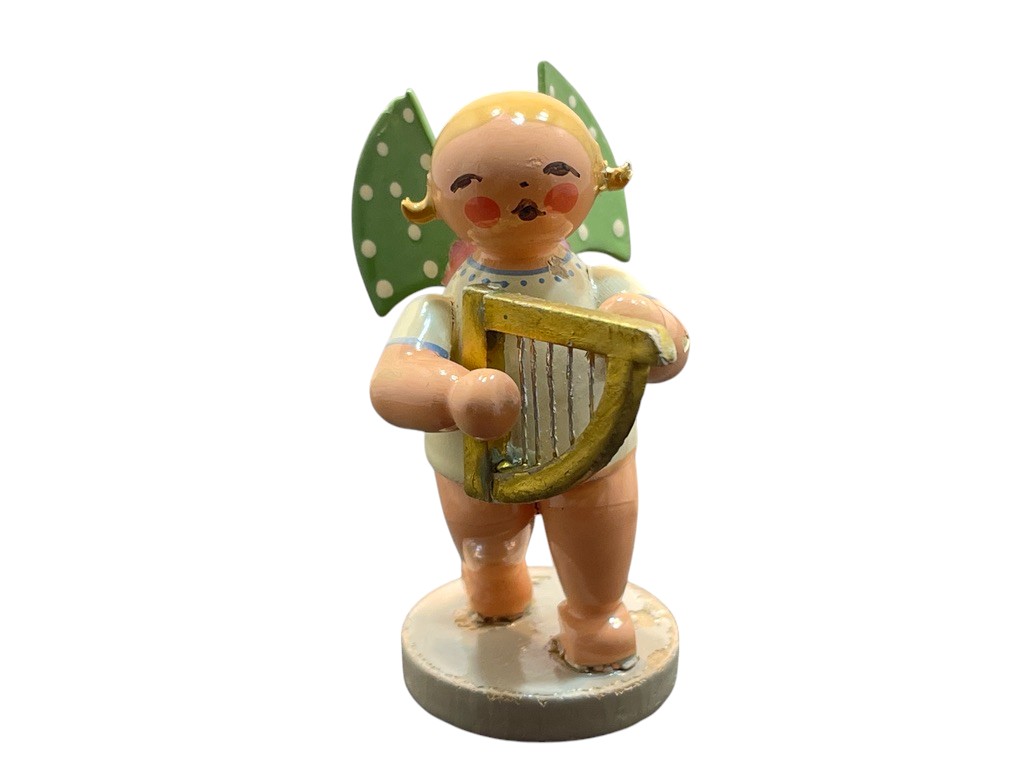 Erzgebirge Figur Engel 6 cm. Zustand siehe Fotos     