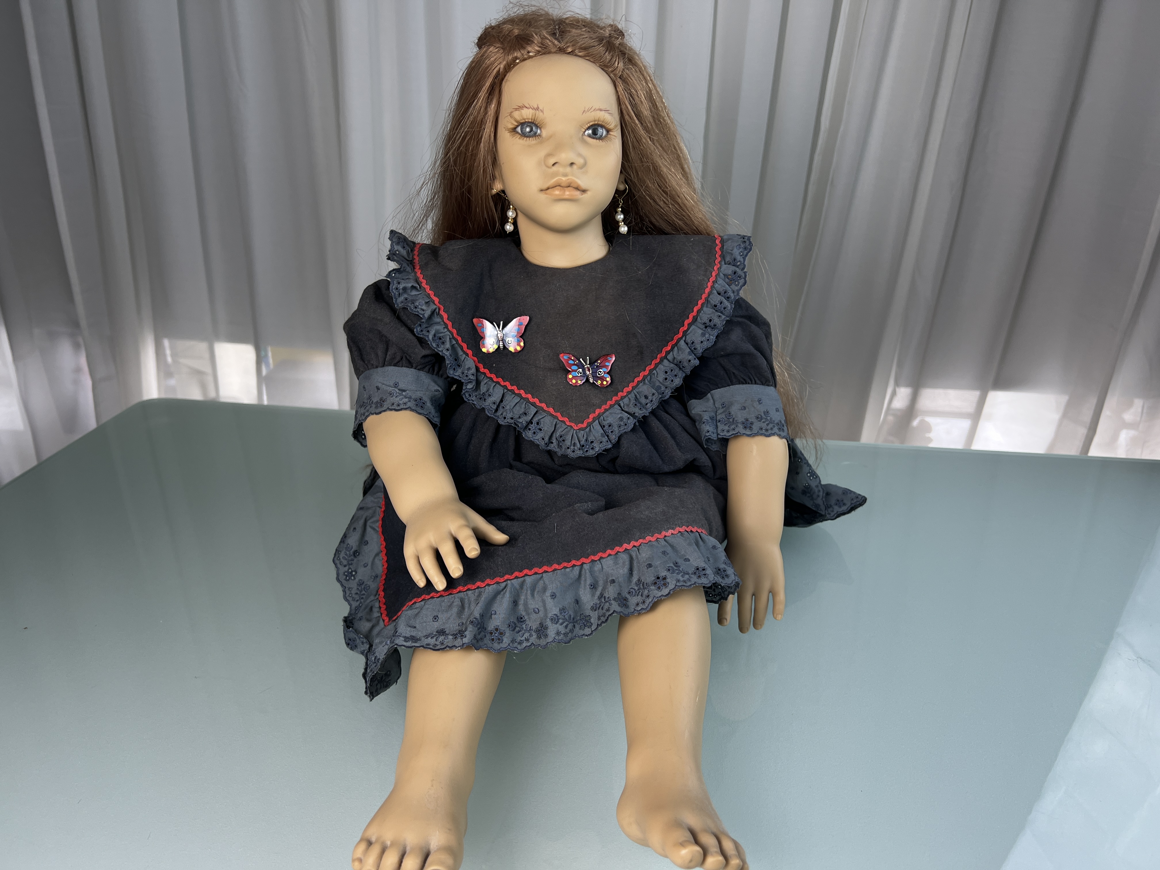 Künstlerpuppe Annette Himstedt Puppe Tara 70 cm. Top Zustand