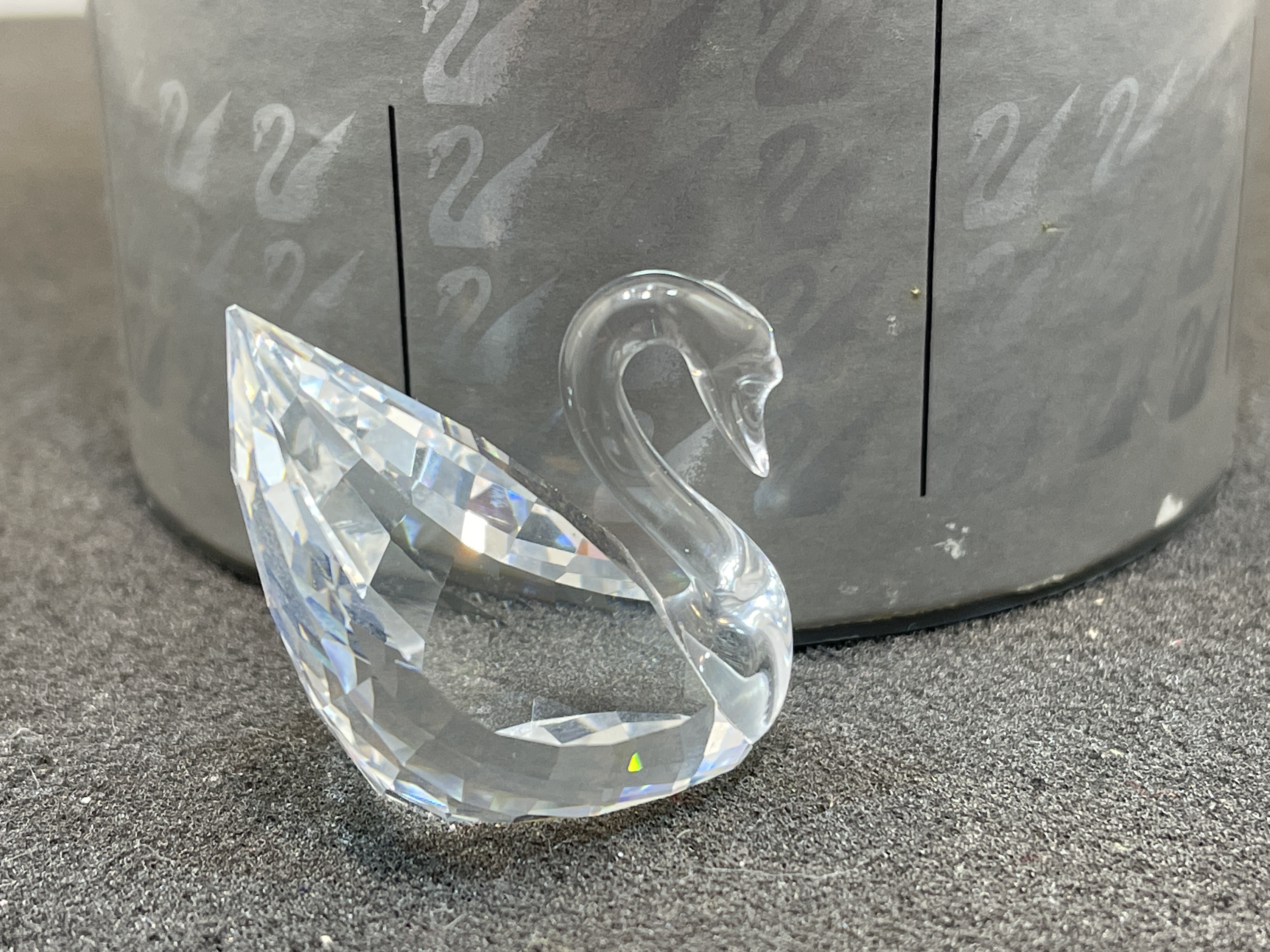  Swarovski Figur Schwan 3 cm. Ovp & Zertifikat. Top Zustand.  
