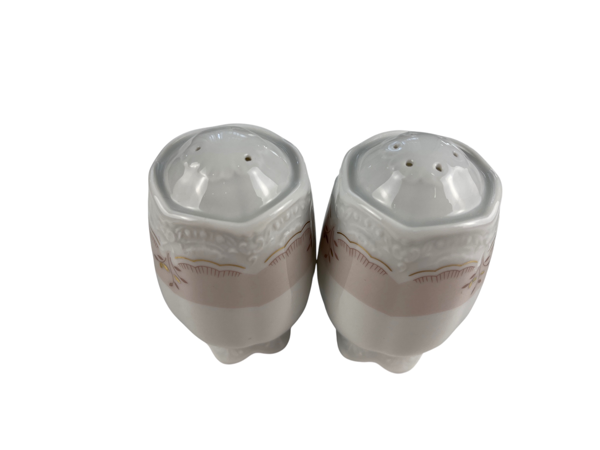  Hutschenreuther Porzellan Salz & Pfeffer Streuer je 8 cm. Top Zustand.    
