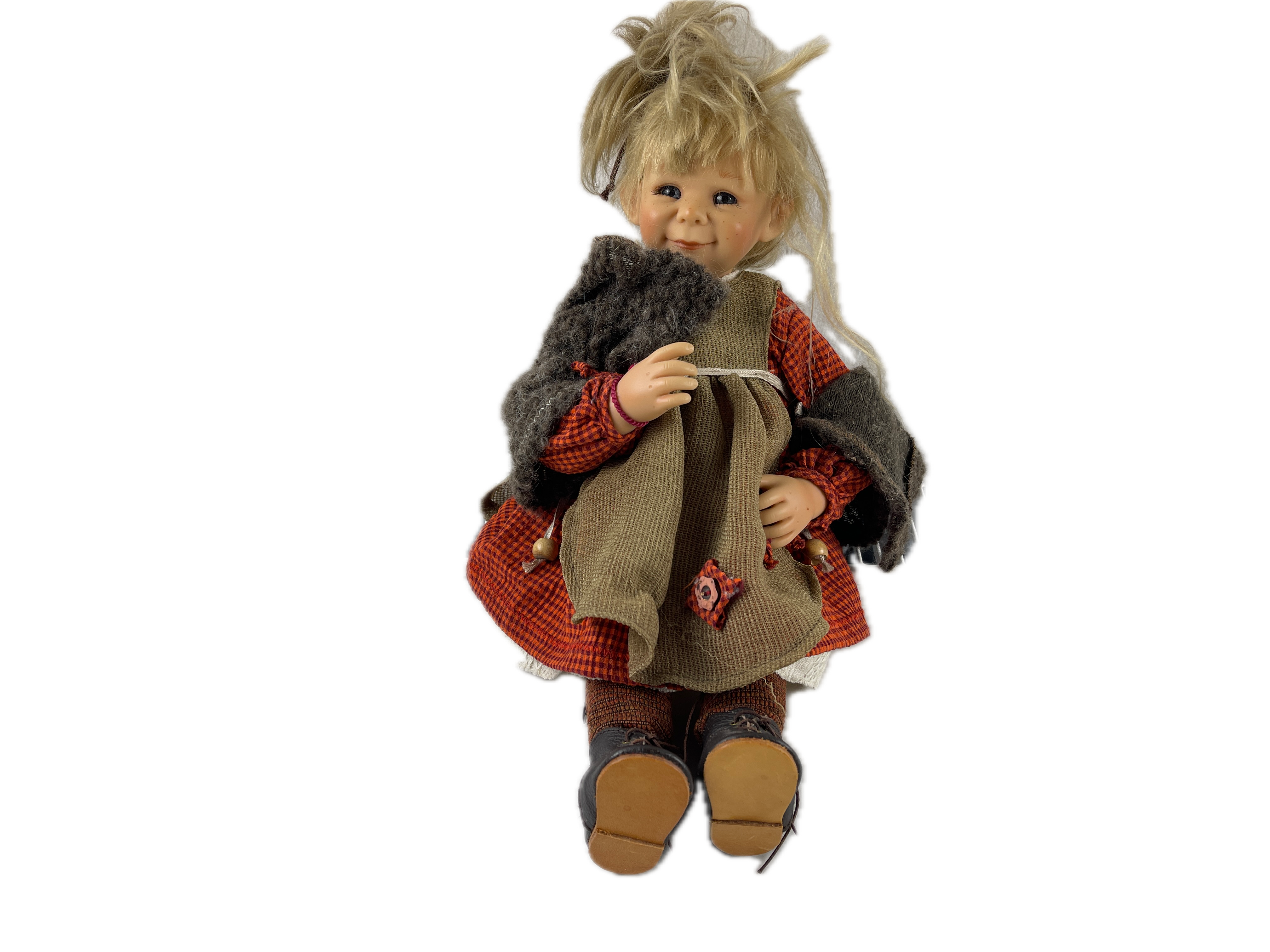Susi Eimer Vinyl Künstlerpuppe Puppe 37 cm. Top Zustand  