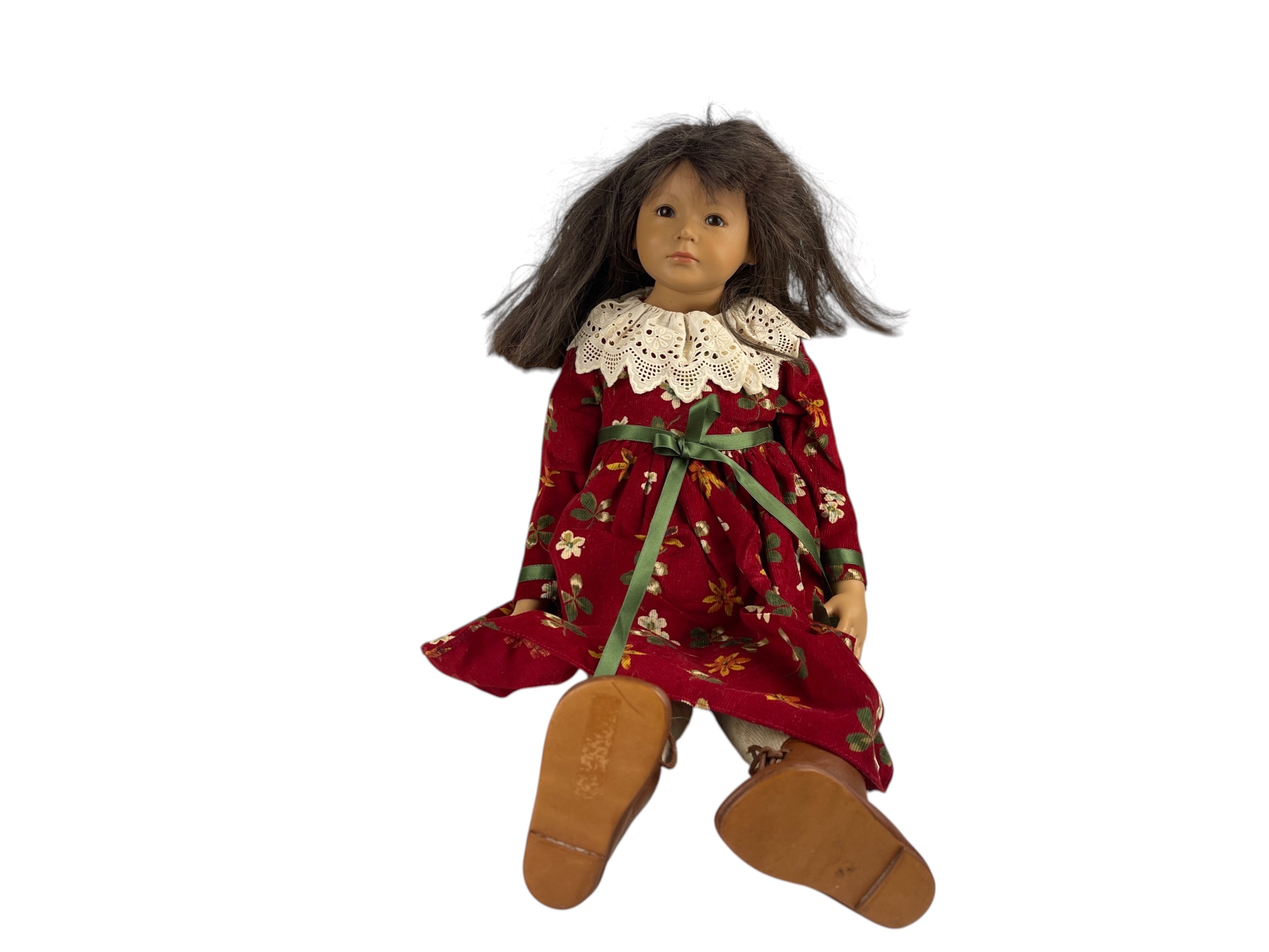 Künstlerpuppe Sigikid Vinyl Puppe 56 cm. Zustand siehe Fotos  