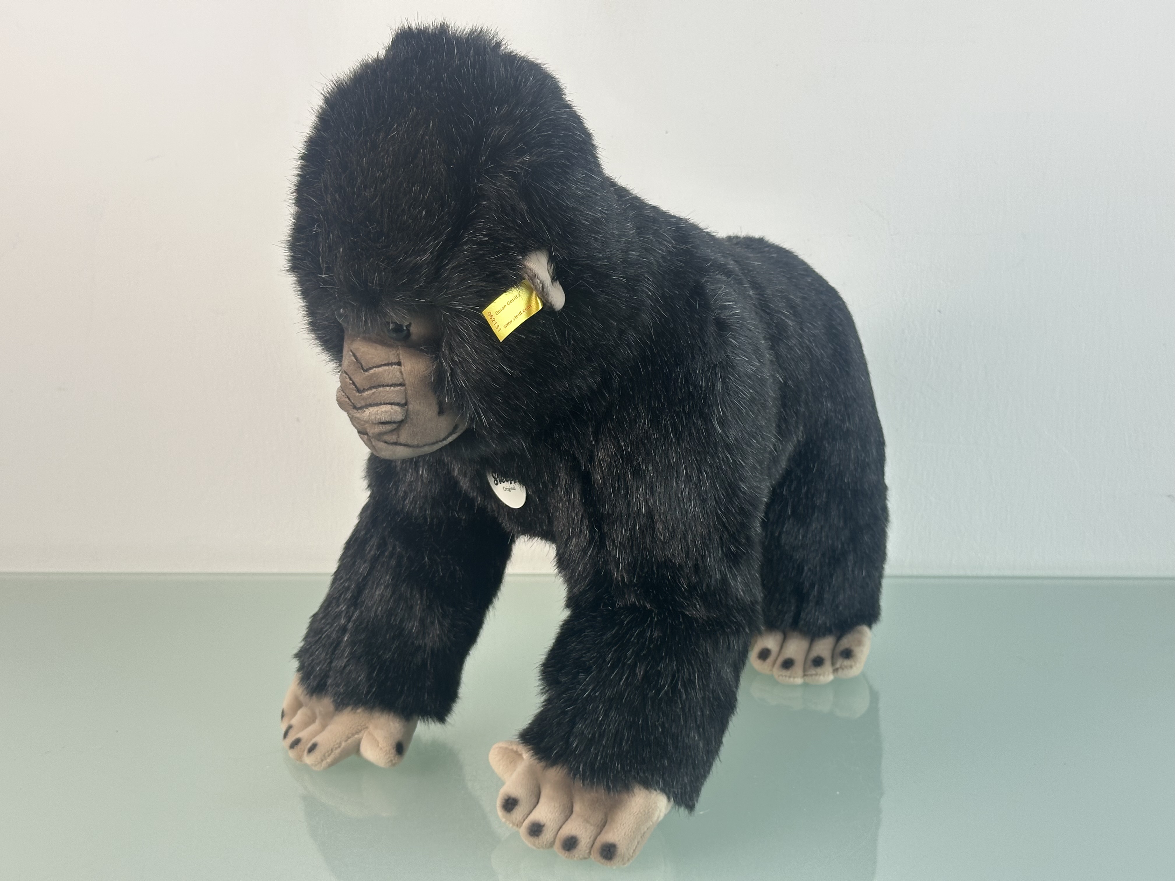 Steiff Tier 062131 Gorilla / Affe 40 x 35 cm. Top Zustand