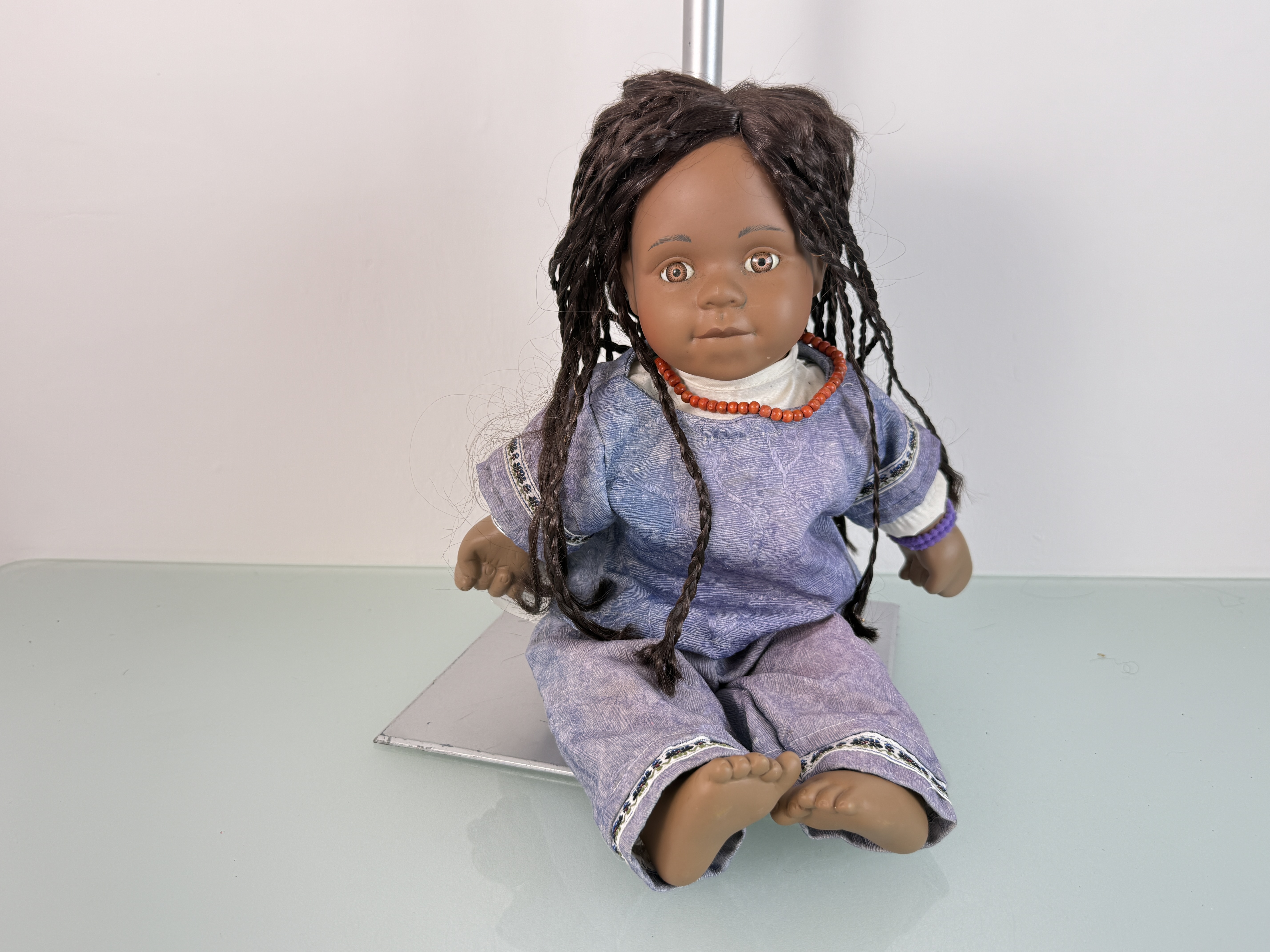 Künstlerpuppe Sammler Porzellan Puppe 47 cm. Top Zustand. 