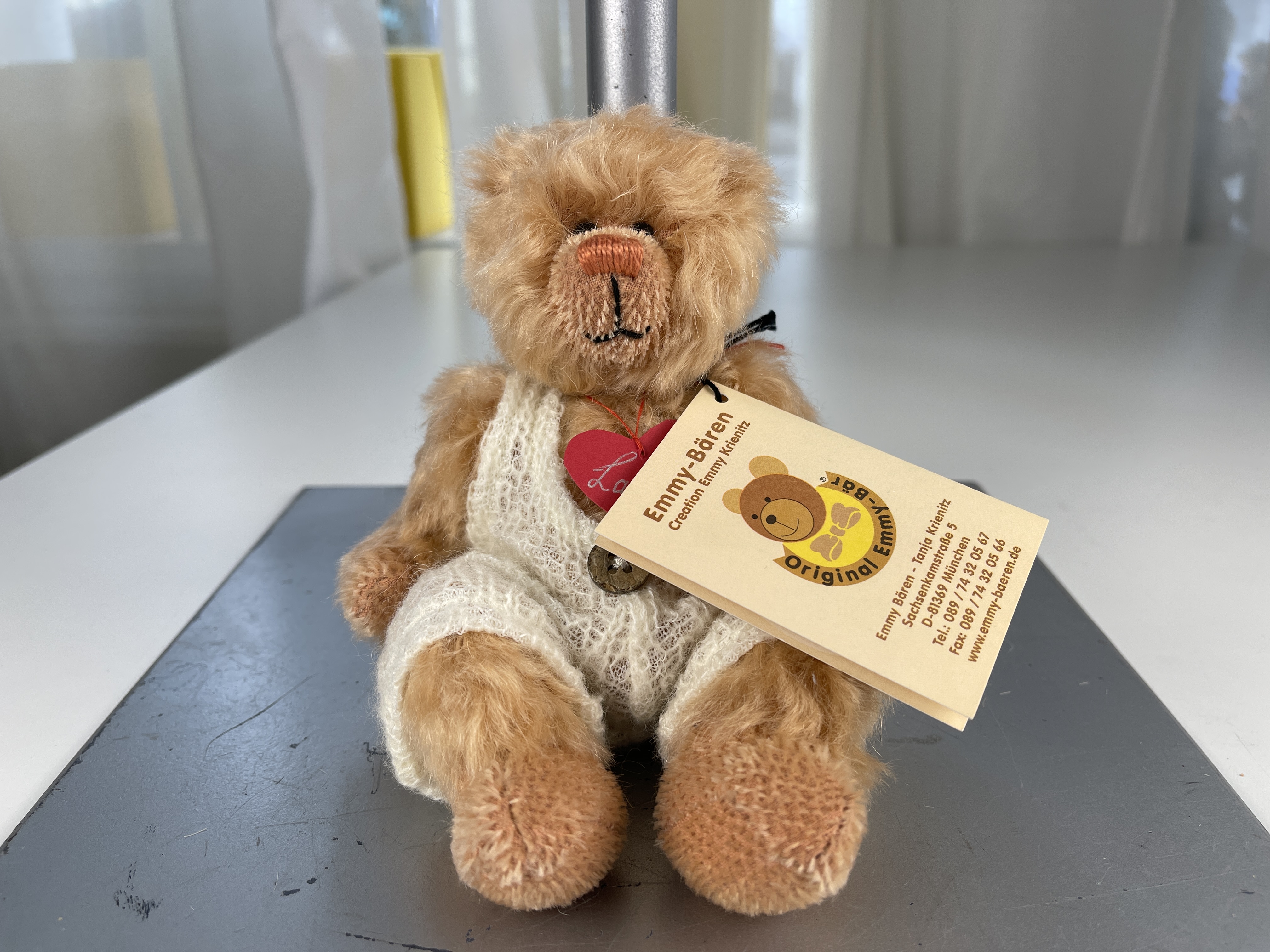 Emmy Bär Künstlerbär Teddy Bär 19 cm. Top Zustand.   