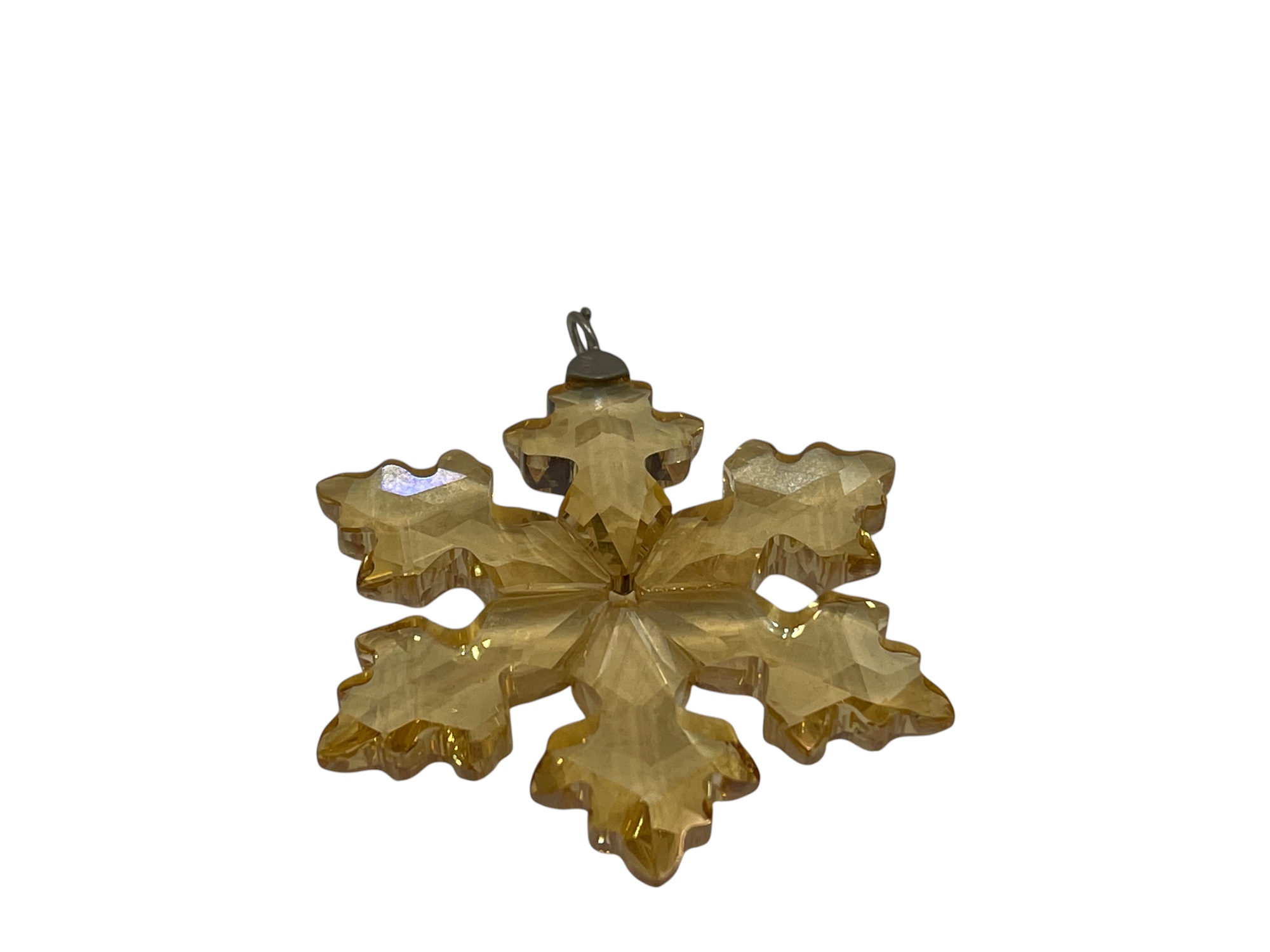Swarovski Figur 5222353 SCS 2016 Schneeflocke Gold 5,5 cm. Zustand siehe Fotos