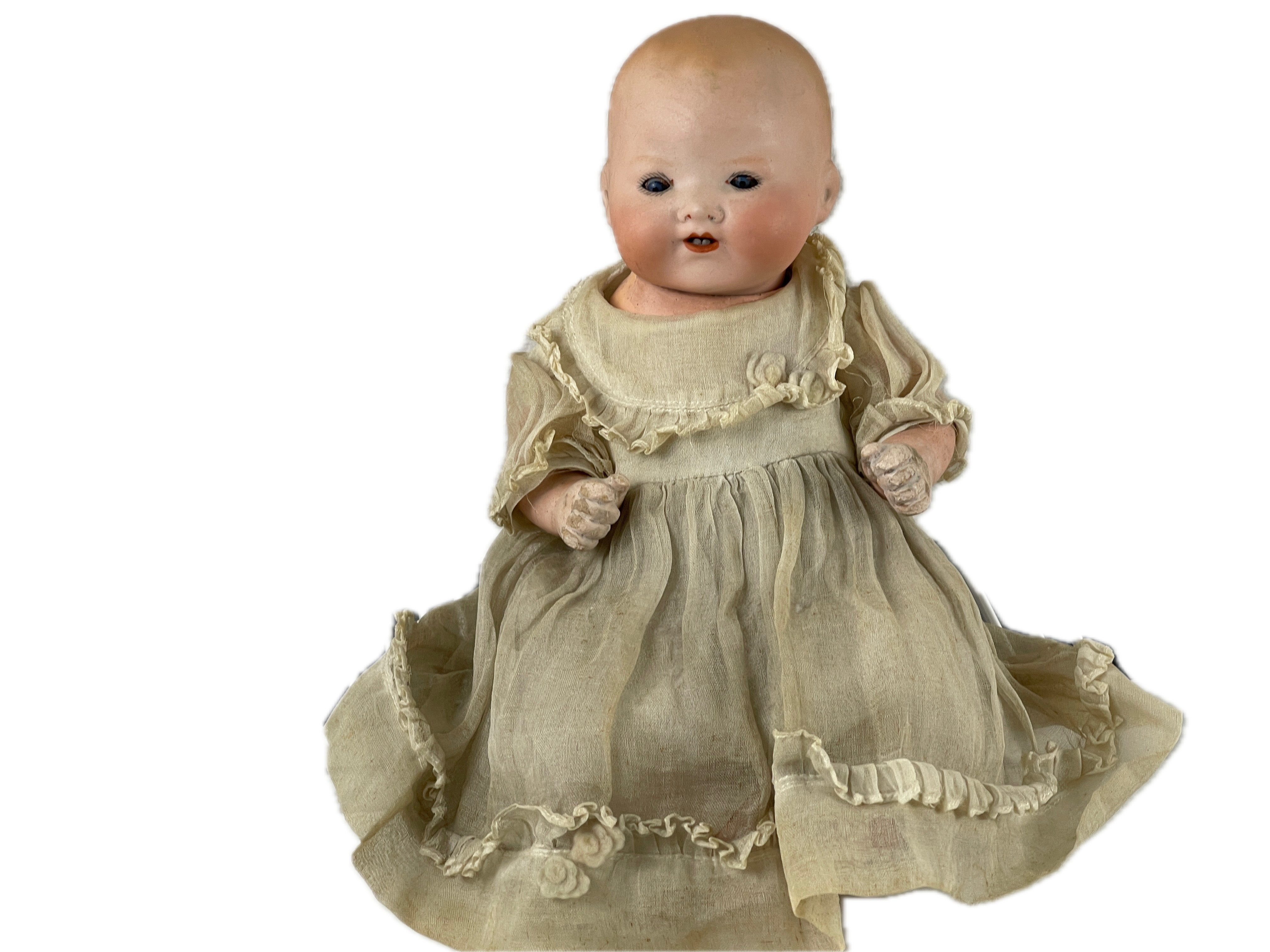 Alte Künstler Porzellan Puppe 29 cm - Zustand siehe Fotos  